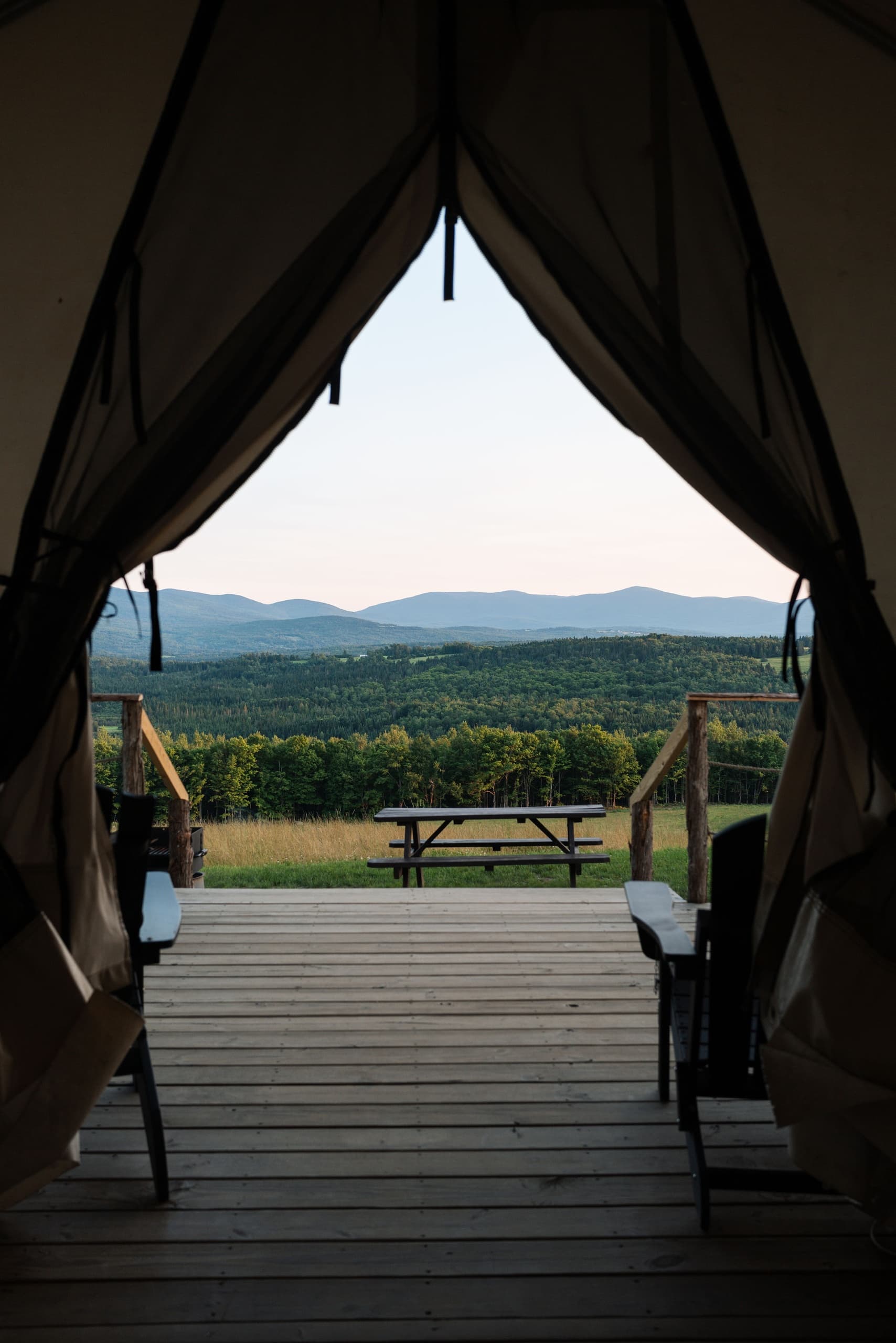 Table Rock Signature Tent Adventure in Stewartstown, NH