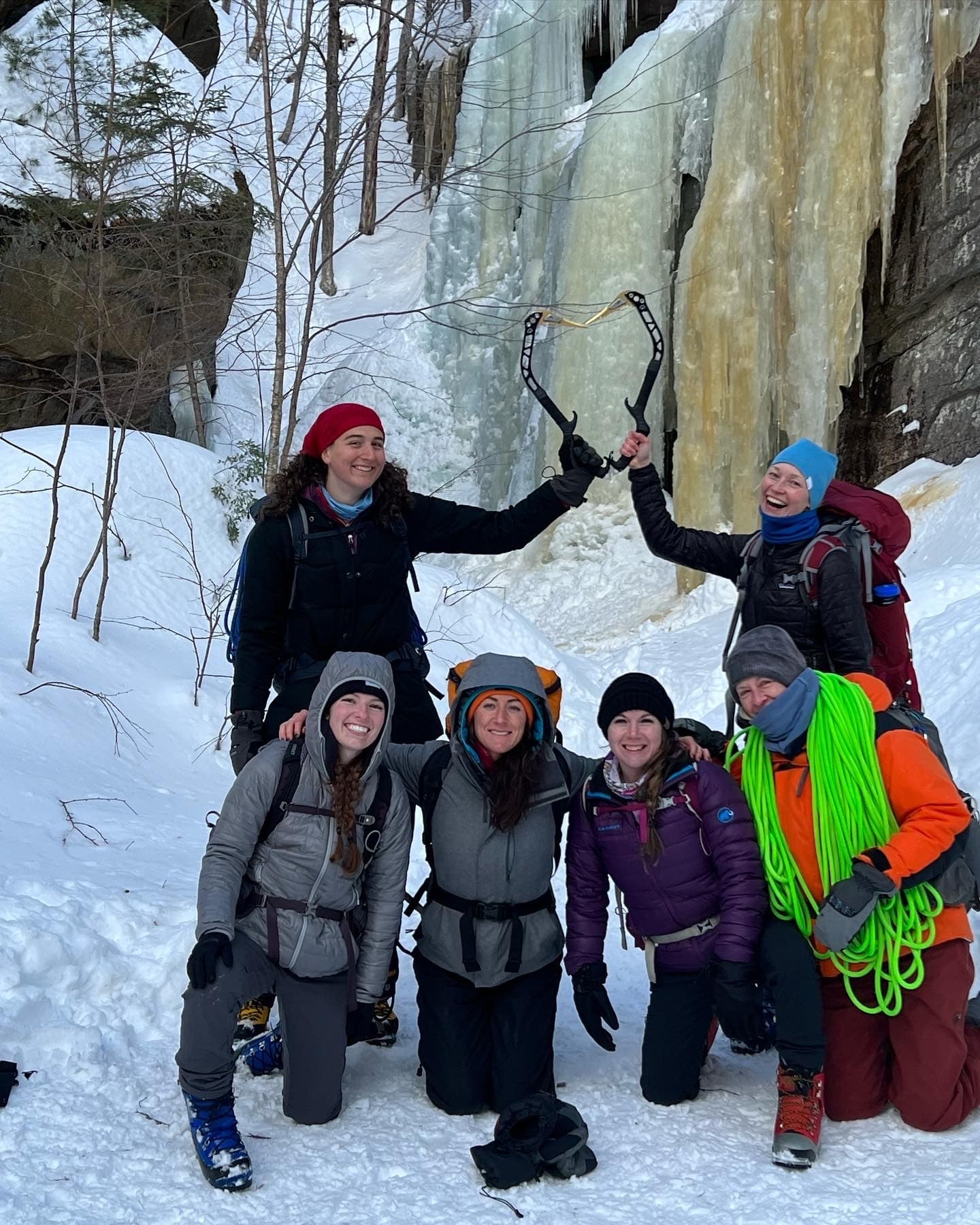 Women's Ice Climbing Weekend in Conway, NH: Adventure, Community & Winter Wellness