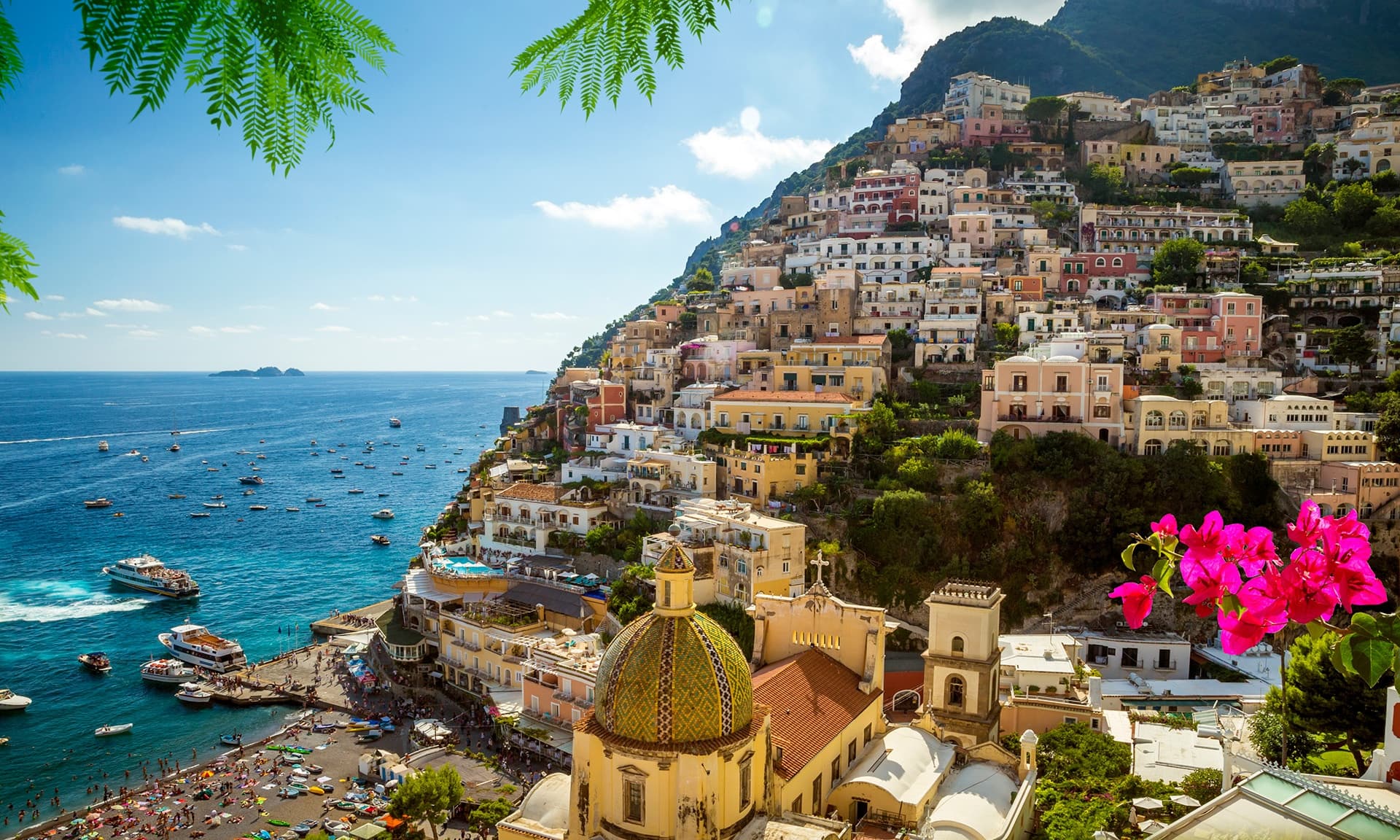 Positano Half Day: Amalfi Coast Private Minivan Tour from Sorrento