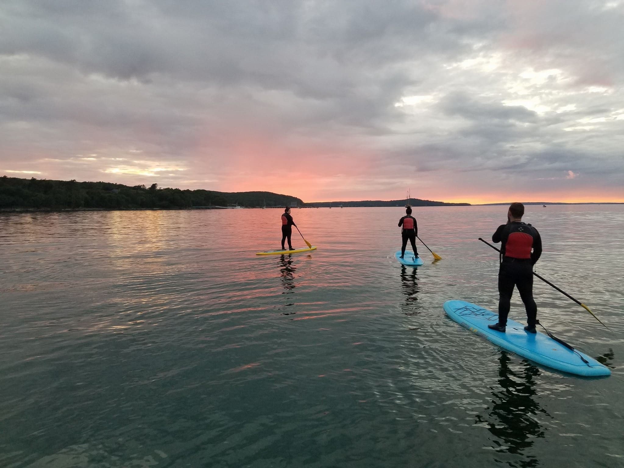 Sunset Paddle Board Tour in Bar Harbor, Maine