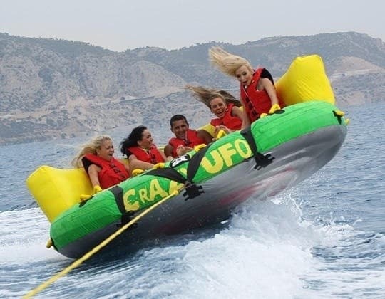 Crazy UFO Ride by Watersports Mallorca Ltd in Magaluf