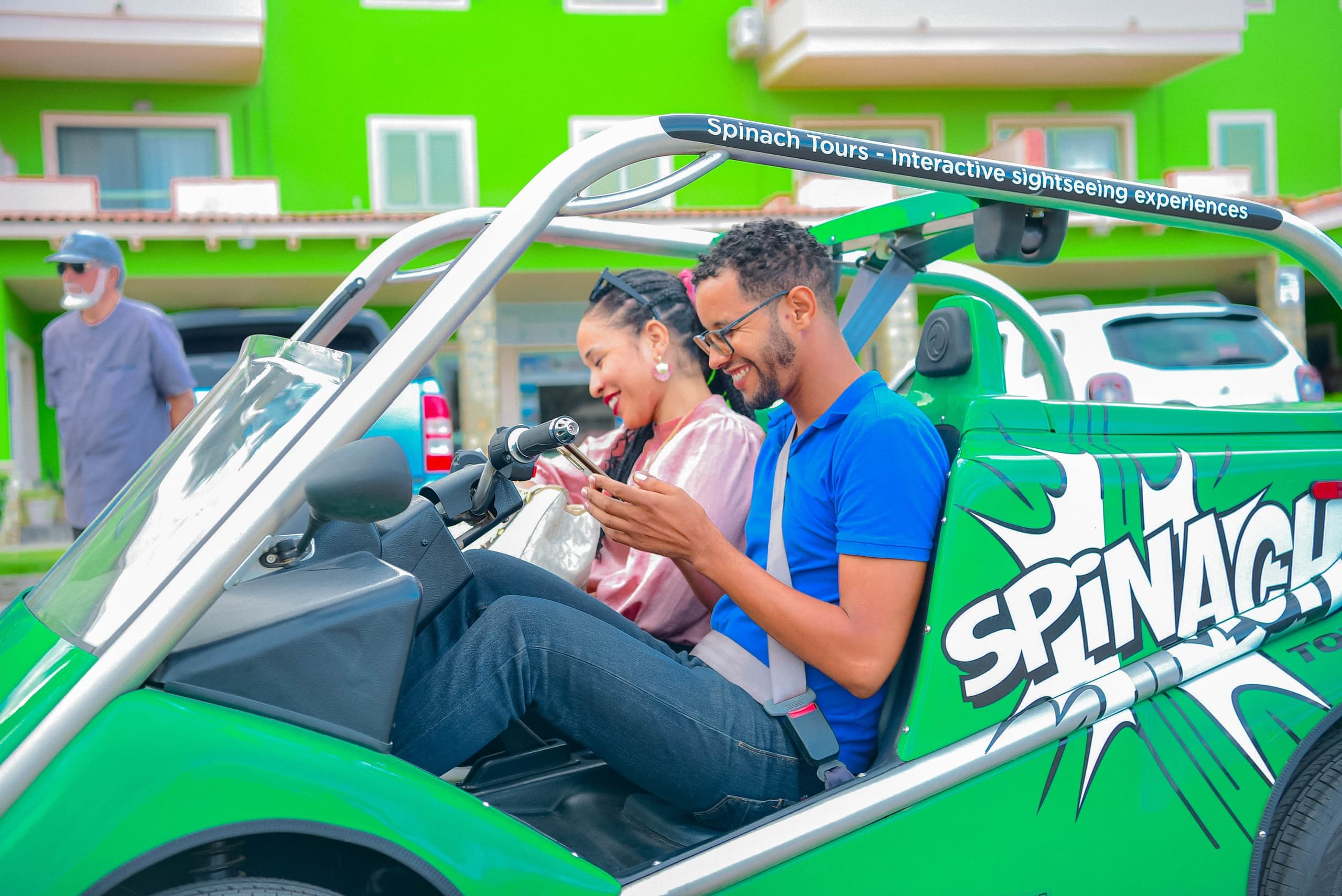 Land Adventures in Sal Island with Spinach Electric Car