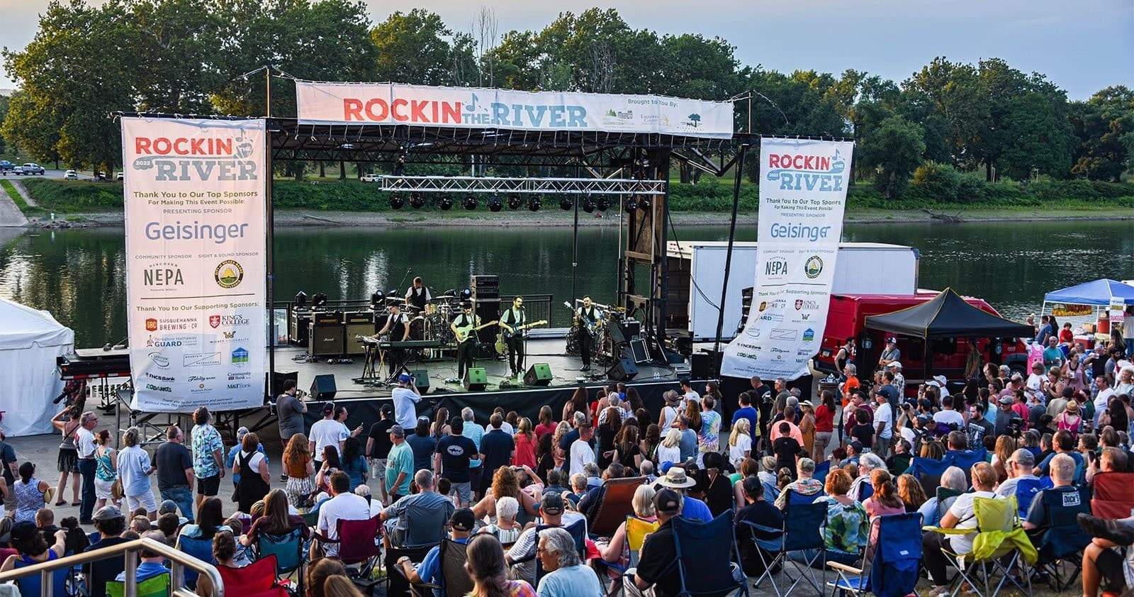 Kayak to Rockin’ the River Concerts in Wilkes-Barre, PA