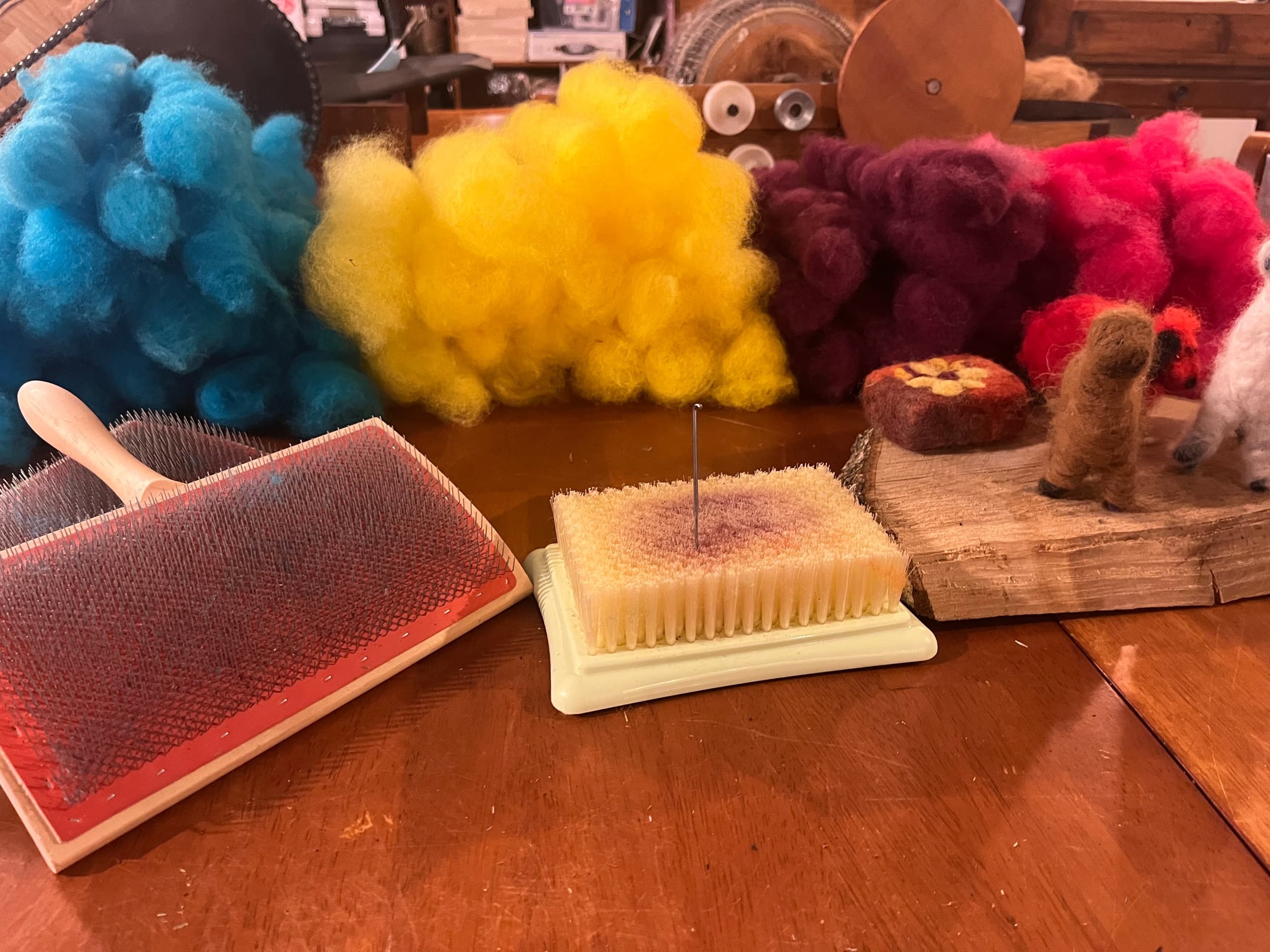 Fibre Felting Classes at Island Hill Farm, PEI