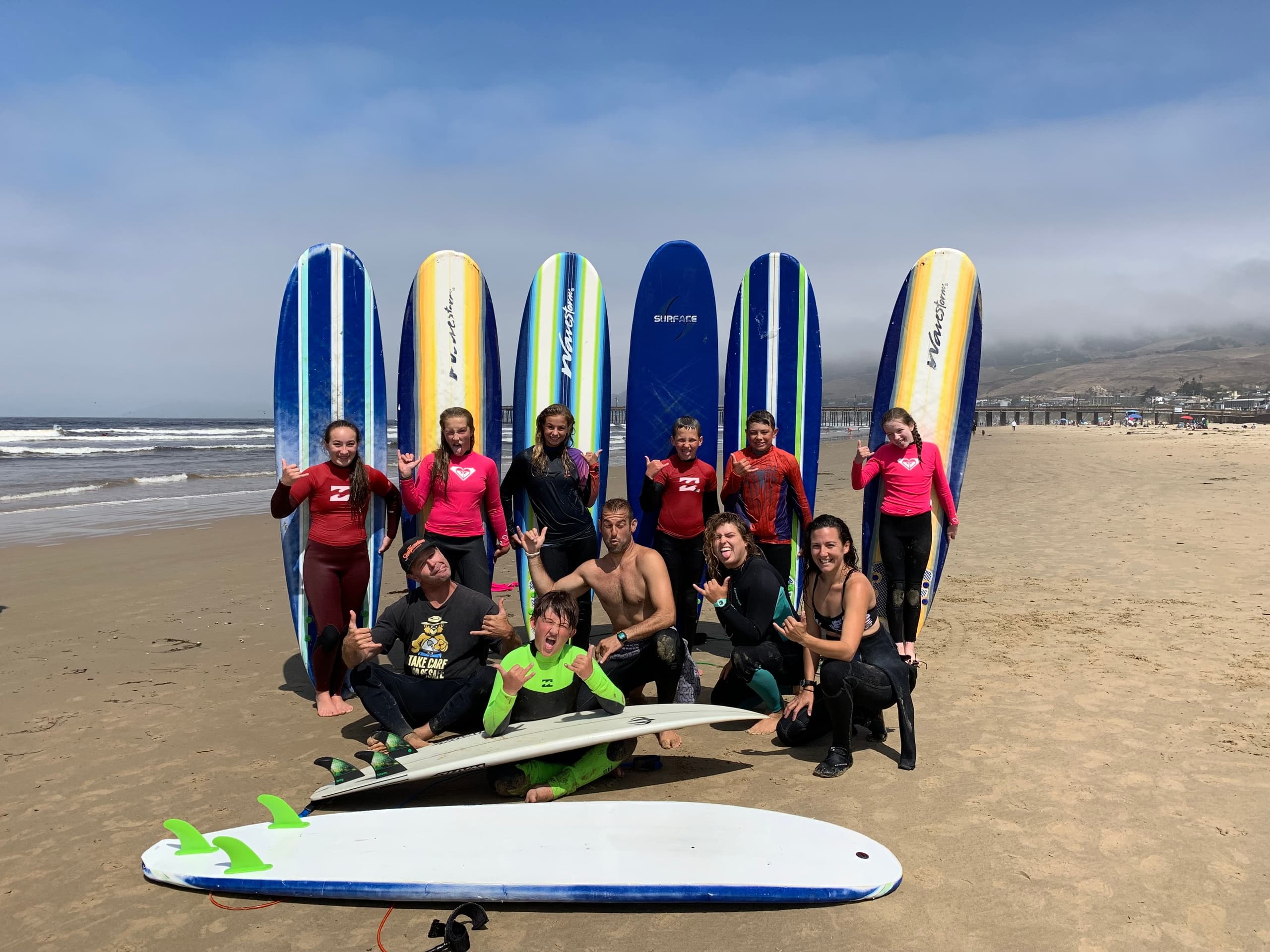 Sandbar Surf School fleet