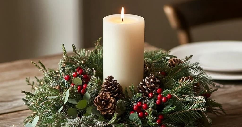 Holiday Farm Workshop in Dresher: Evergreen Candle Centerpiece & Kitten Cuddles