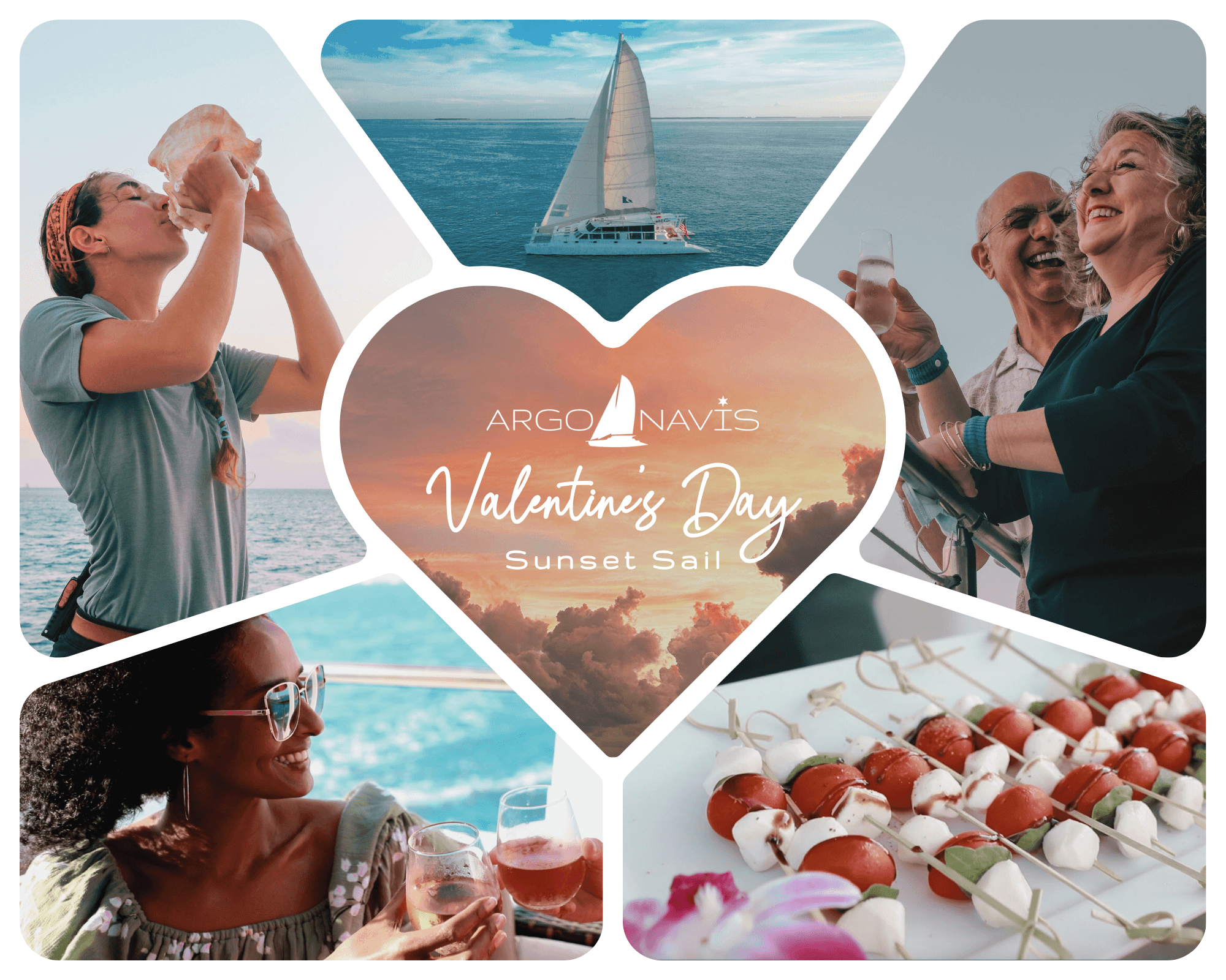 Valentine's Sunset Sail in Key West: Romantic Cruises with Tropical Cocktails and Ocean Views