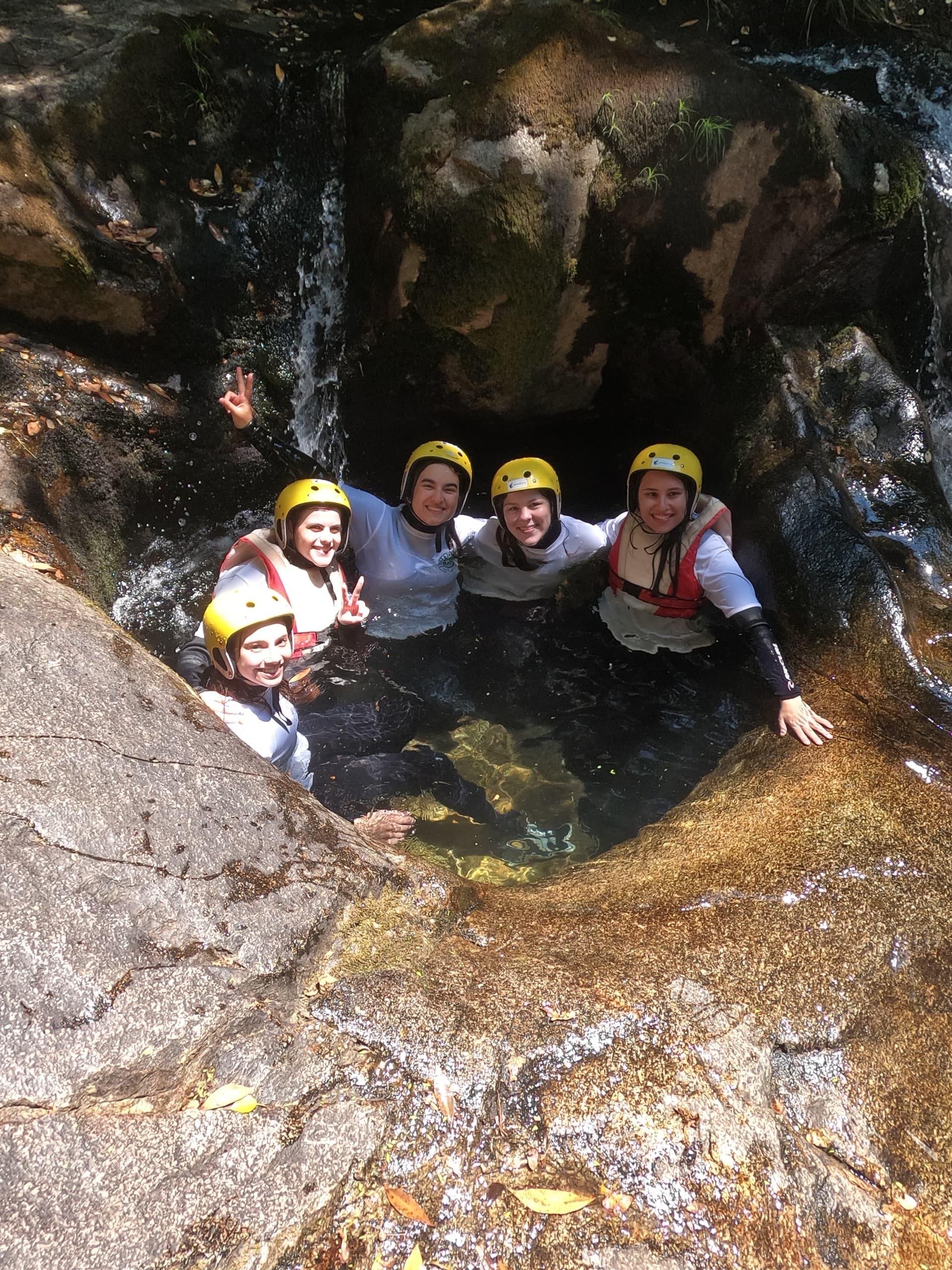 River Trekking in Manhouce with Rios & Trilhos Aventura