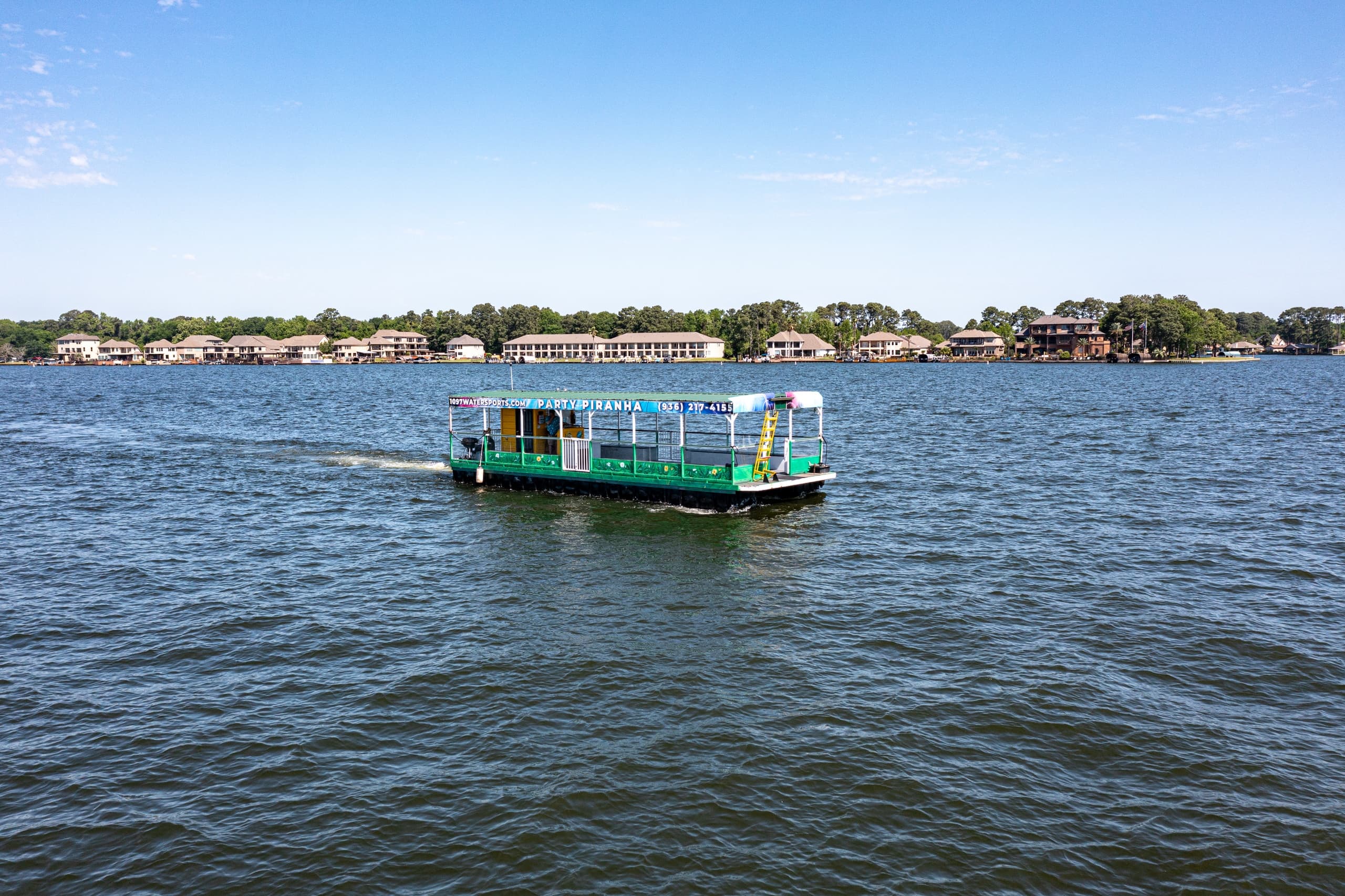 Party Barge Rental with 1097 Watersports in Montgomery, TX