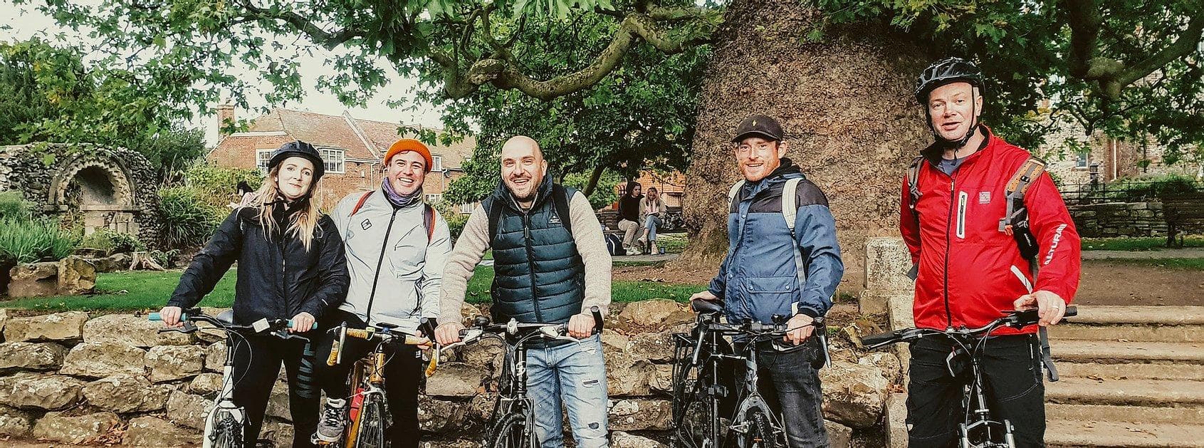 Col's Kent Bike Tours team