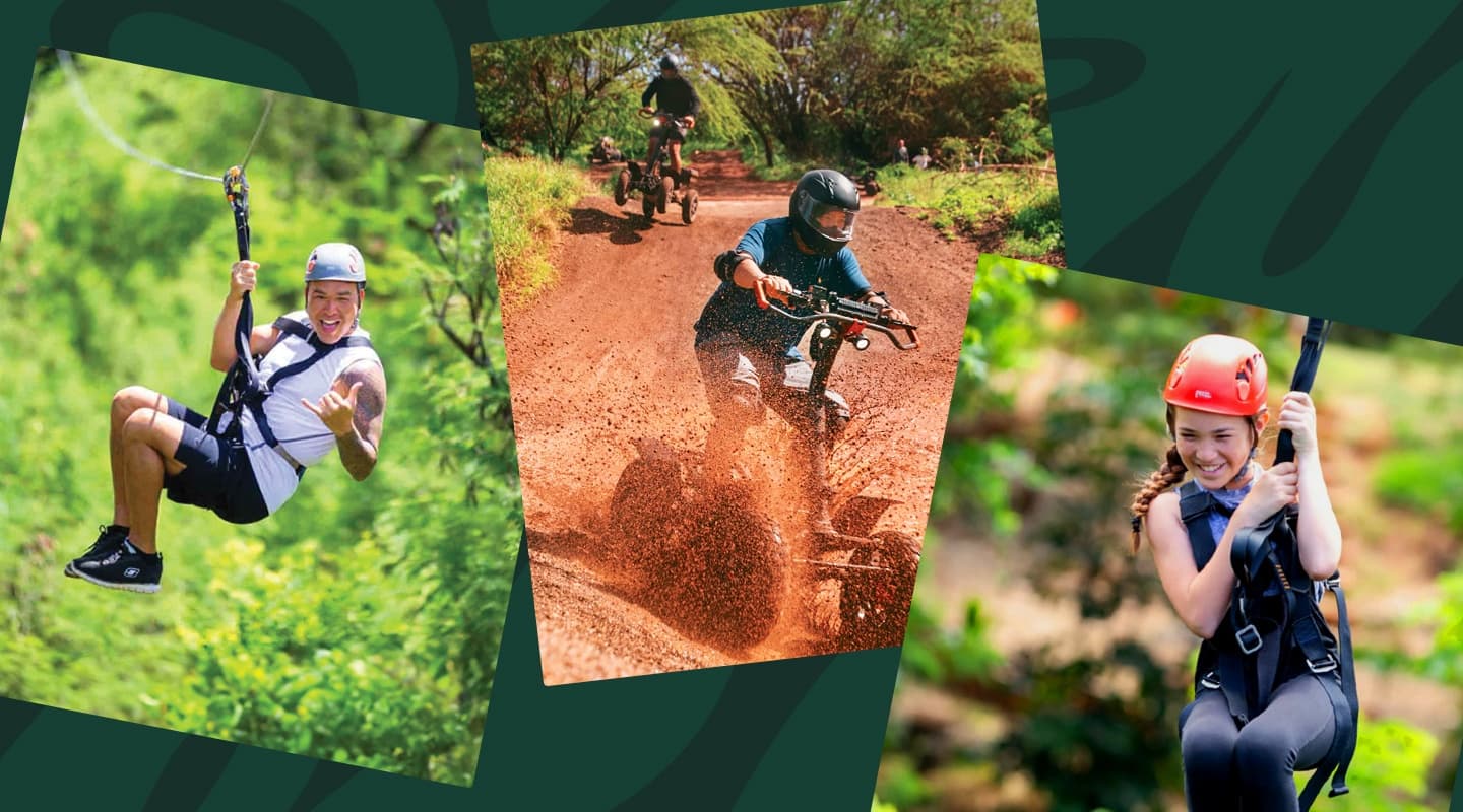 Stand-up ATV & Zipline Adventure in Kapolei, Hawaii
