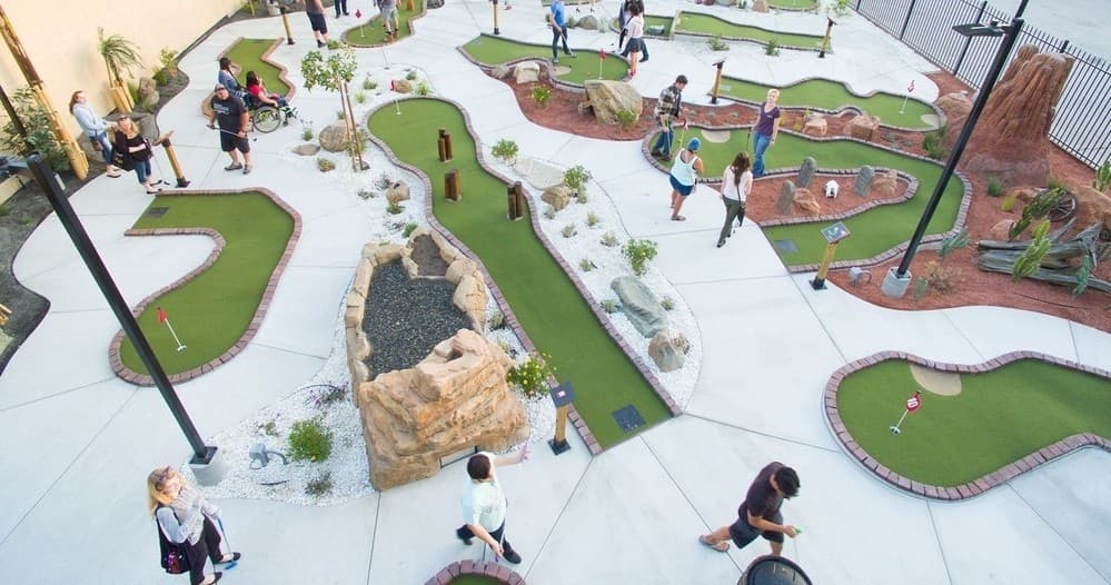 Family Fun at Mr. Putt Putt Mini Golf in Atascadero, California