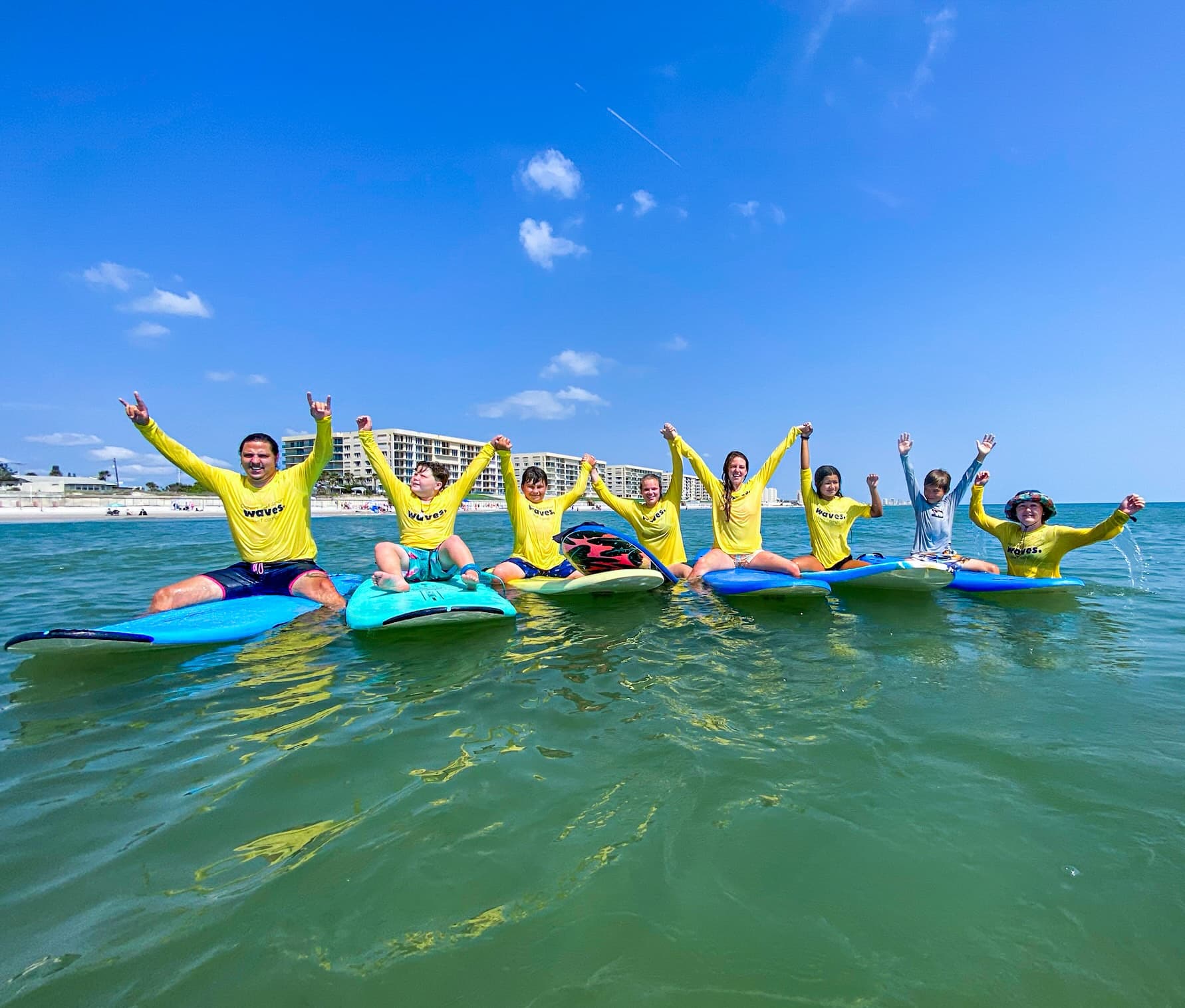 Surf Lessons at Dahlia Surf School in Daytona Beach Shores