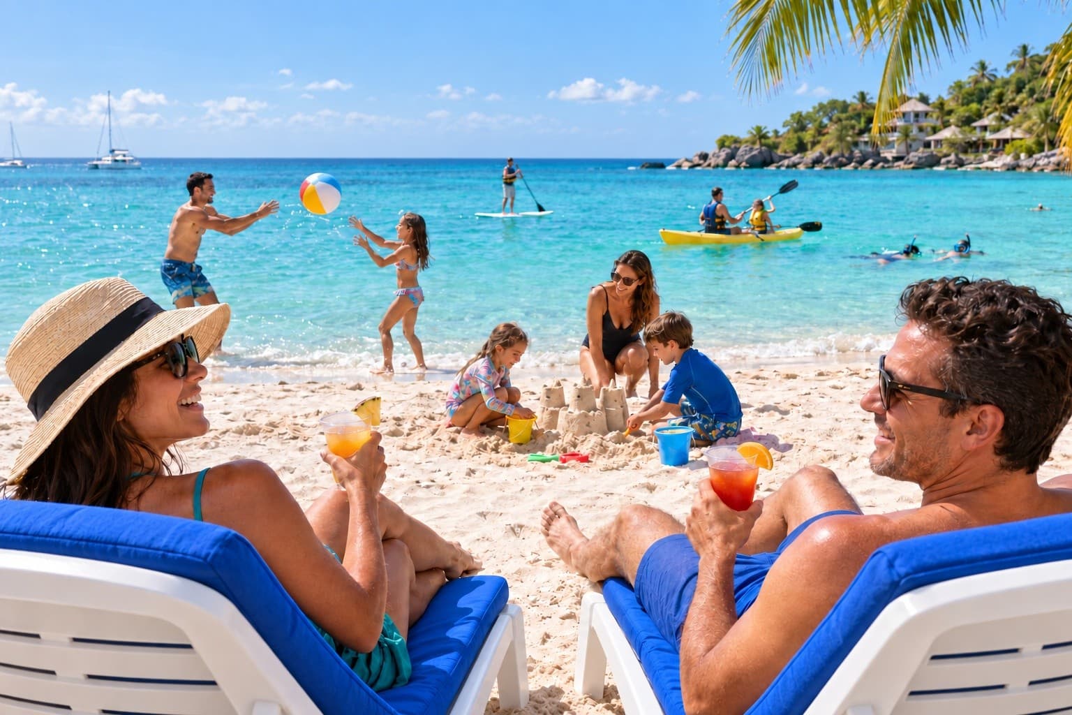 Resort Beach Day Pass at Frydendal, St. Thomas