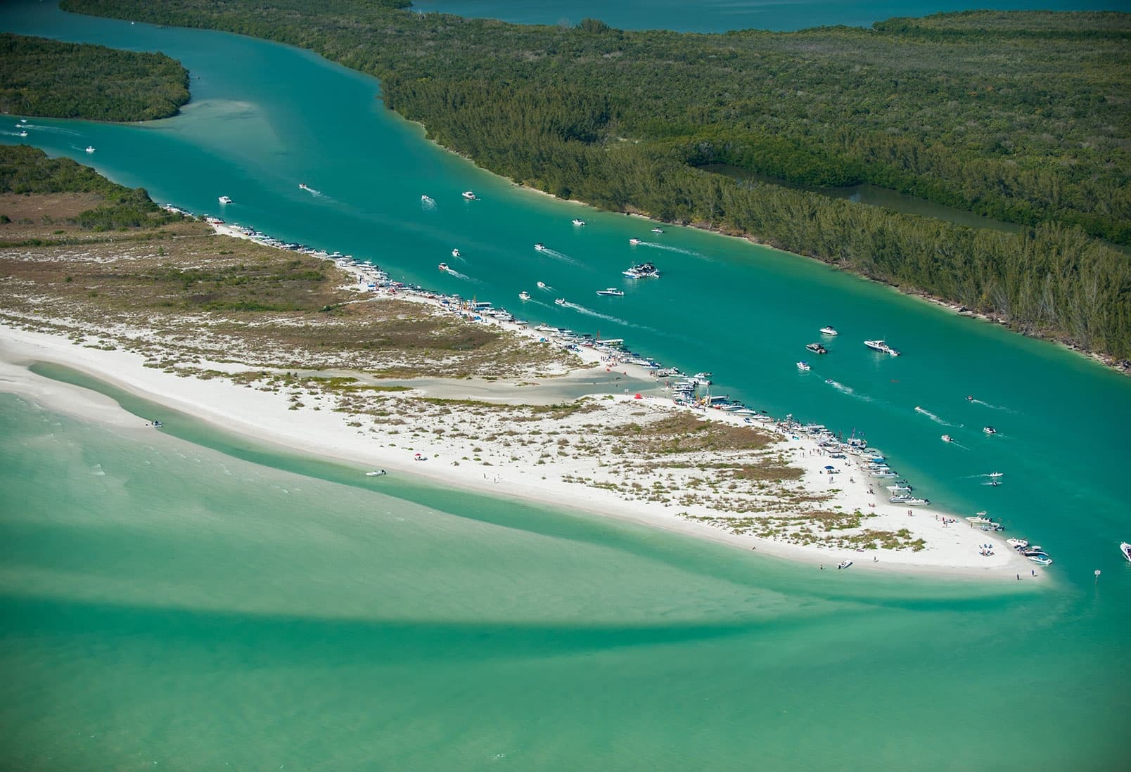 Water Shuttle to Keewaydin Island with Gulf Breeze Charters in Naples