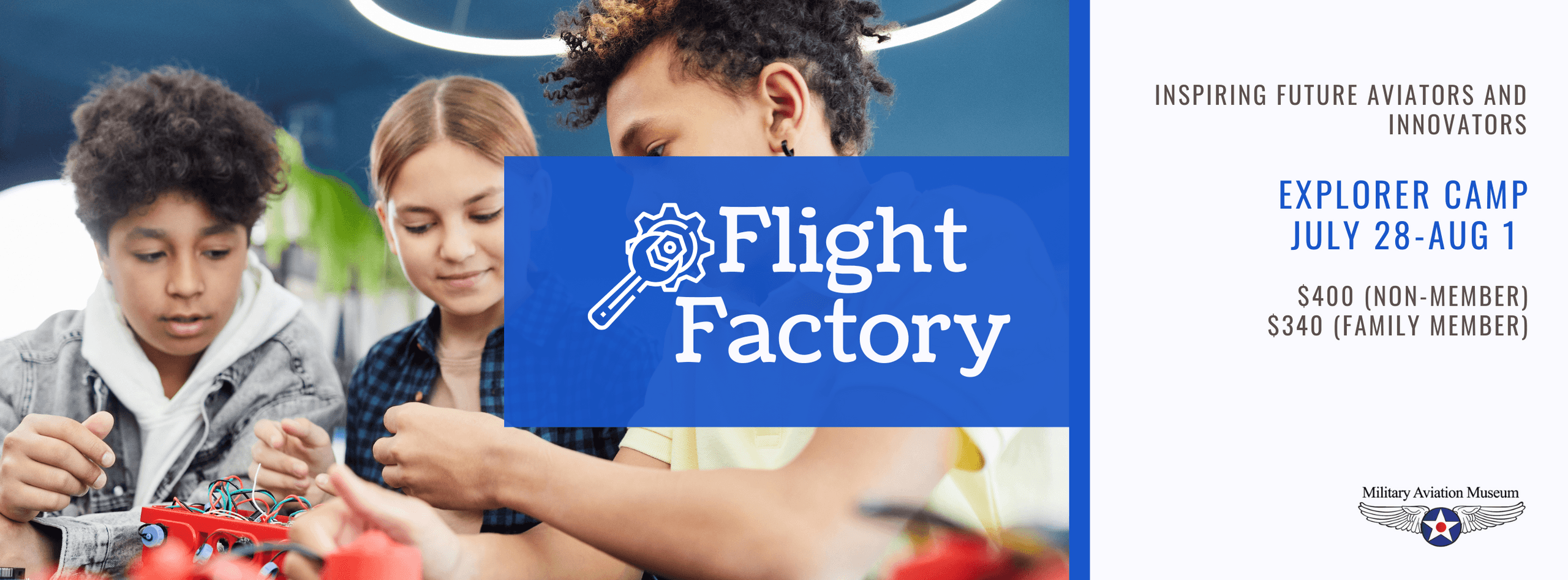 Explore Aviation Engineering at Virginia Beach's Explorer Flight Factory Camp for Kids