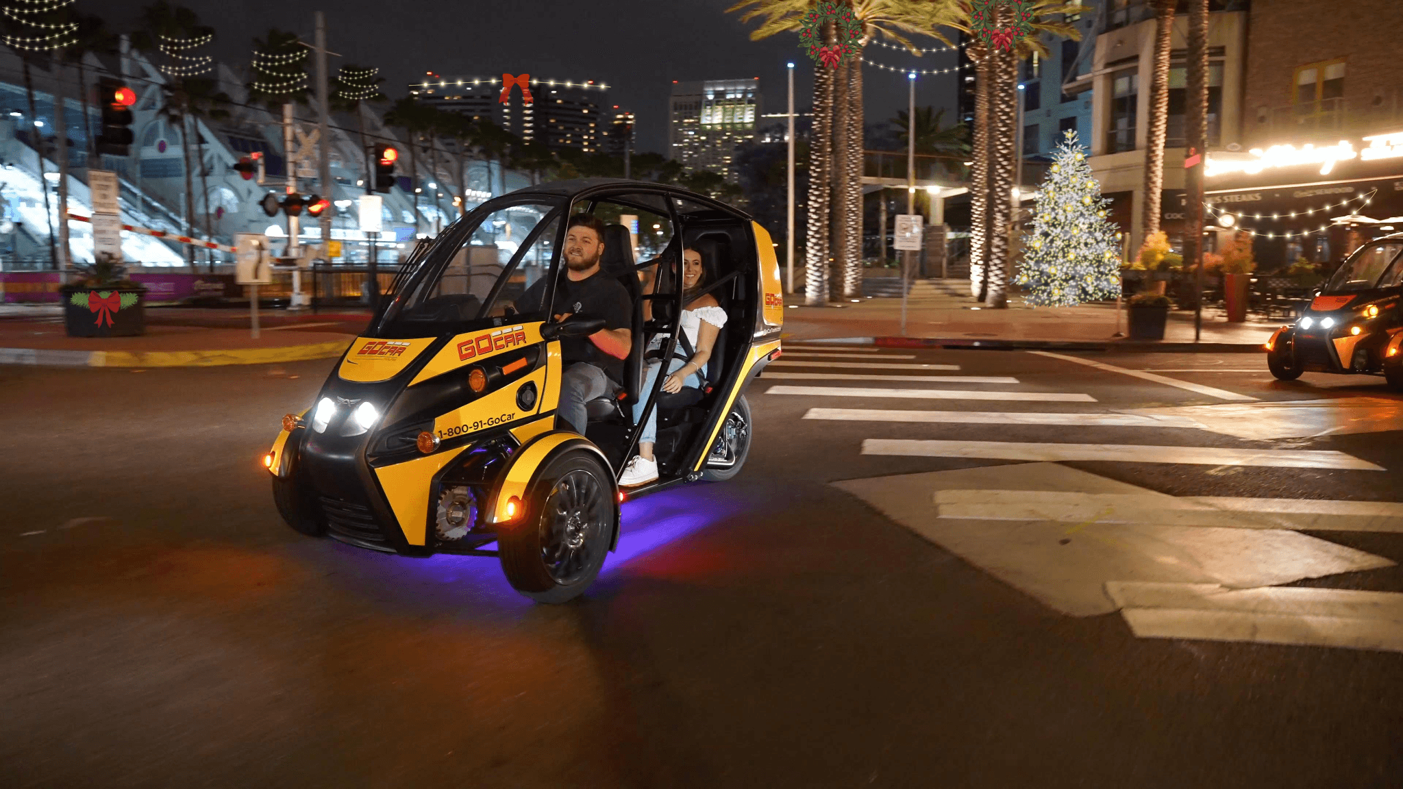 GoCar After Dark: San Diego Holiday Lights Tour
