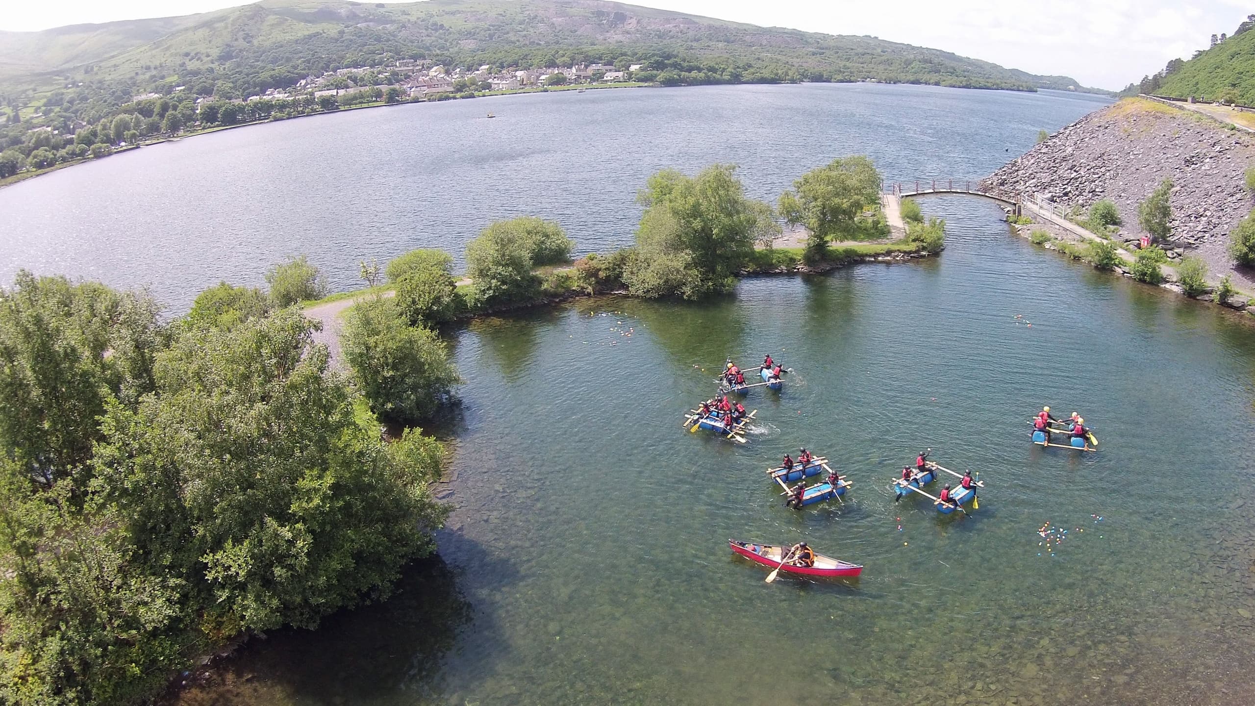 Build Your Own Raft on Llyn Padarn - Private Group Team Challenges in Llanberis photo 3