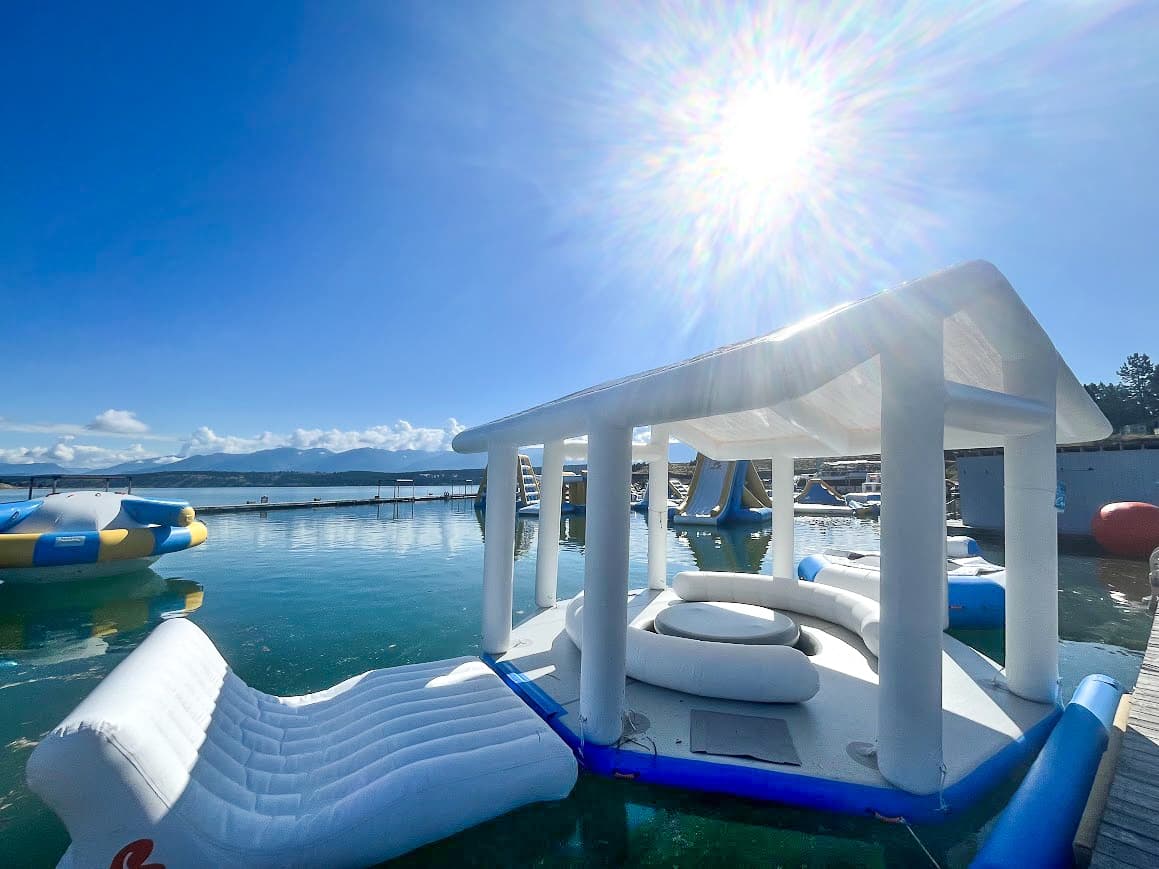 Water Activities at Sunshine Houseboats & Marina: Floating Cabana Adventure