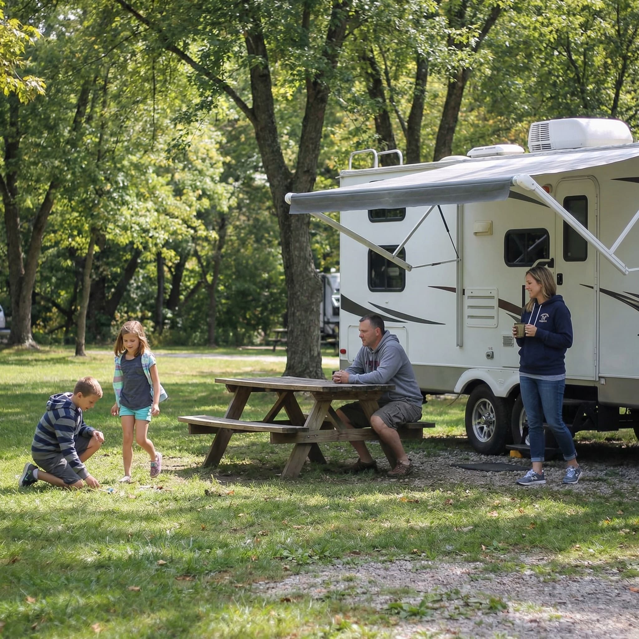 Riverfront Camping on the Hocking River: RiverBend Campground in Logan, Ohio photo 4