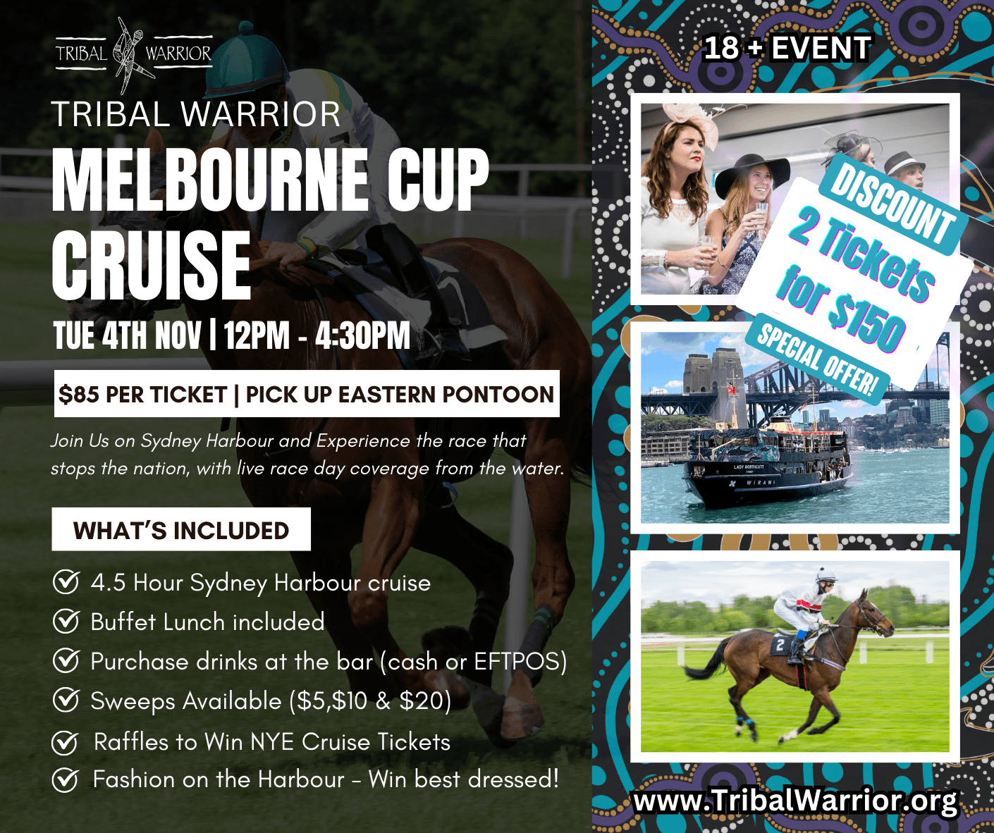 Experience the Melbourne Cup Like Never Before on Sydney Harbour Cruise