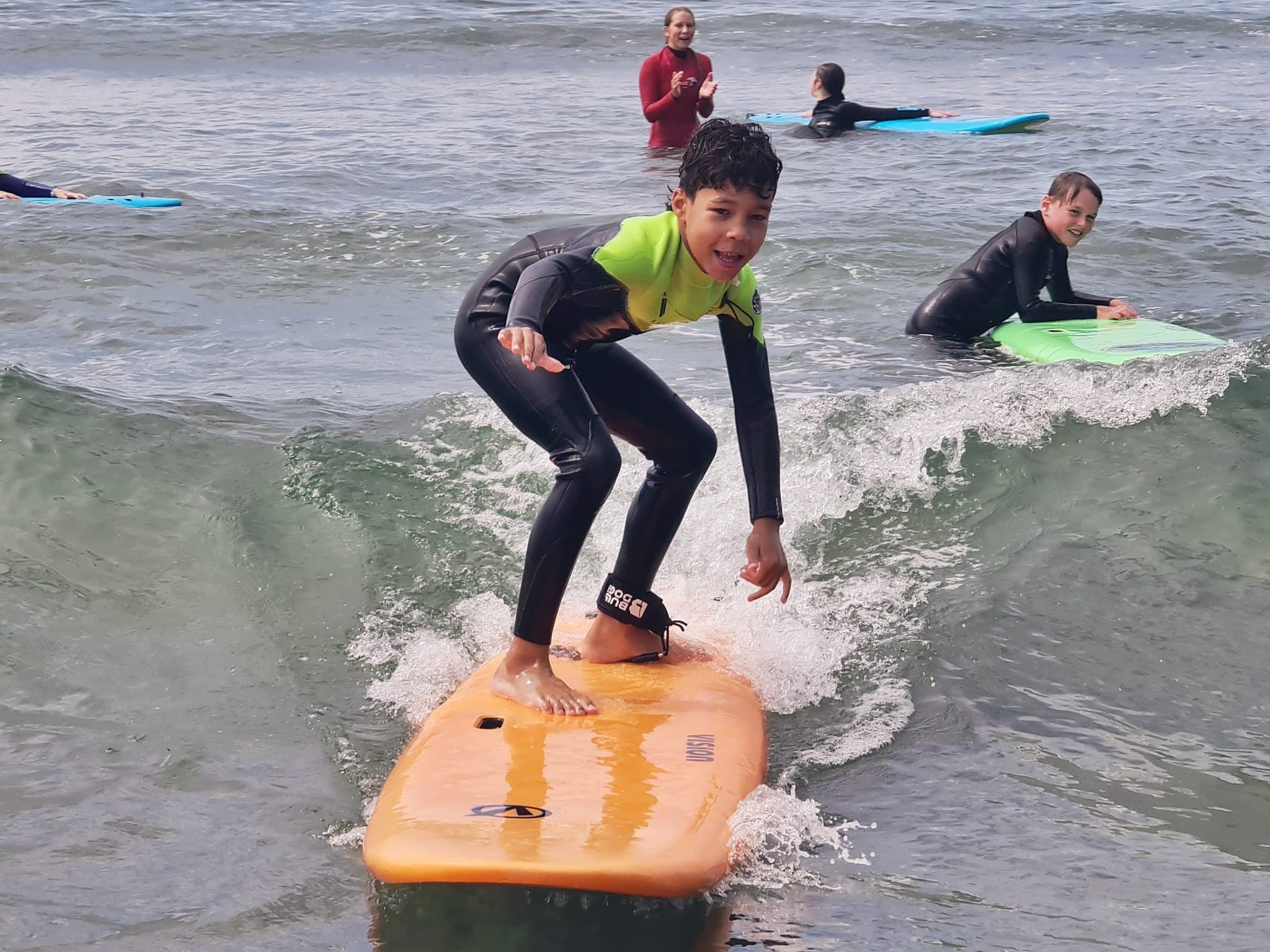 Kids Surf & Skate Holiday Program at Paekakariki Beach Kapiti Coast Summer Camp