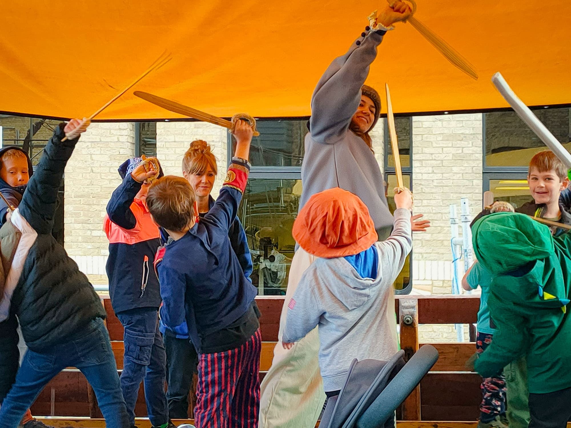 Pirate Training for Kids Aboard The Golden Hinde, London