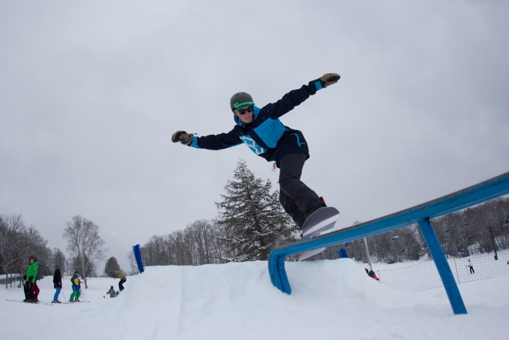 March Break Park Rats: Terrain Park Snowboard Lessons Near Eagle Lake, Ontario