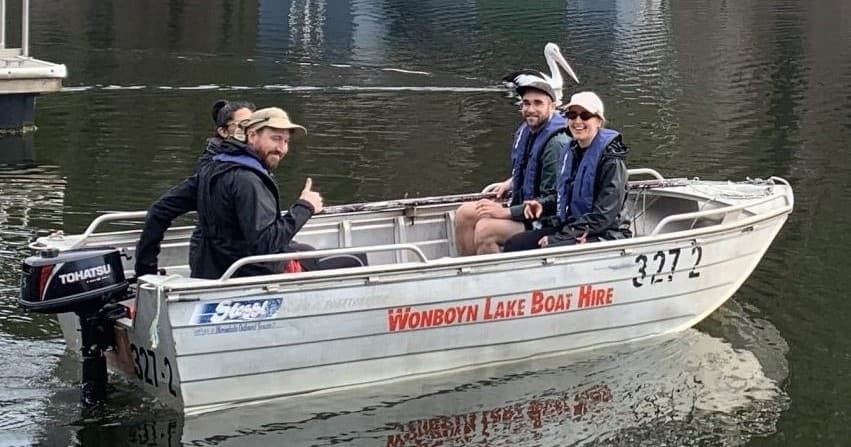 Boat Hire Adventure at Wonboyn Cabins And Boat Hire