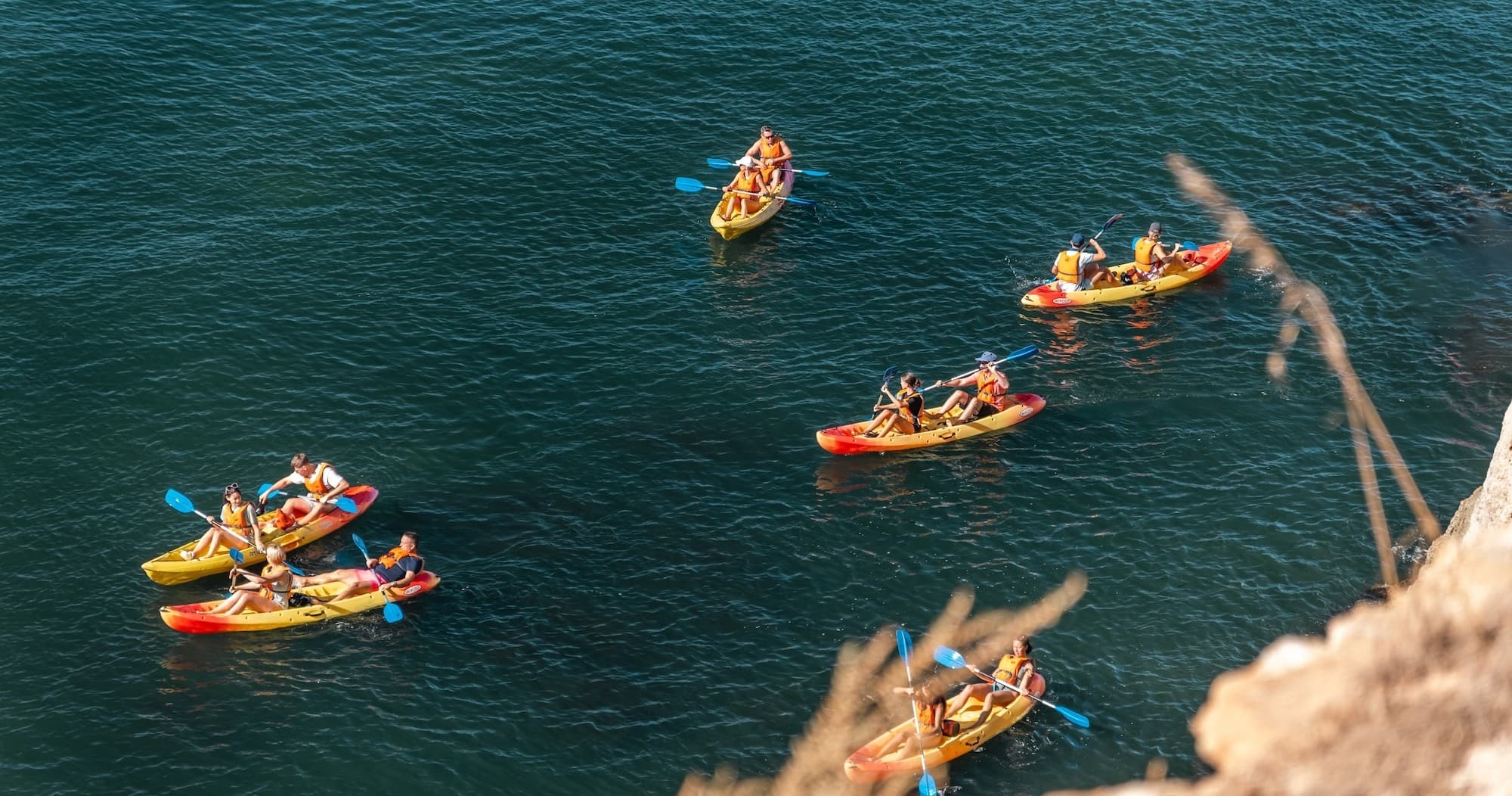 Water-Activities in Benagil: Guided Kayak Tour for Coastal Treasures