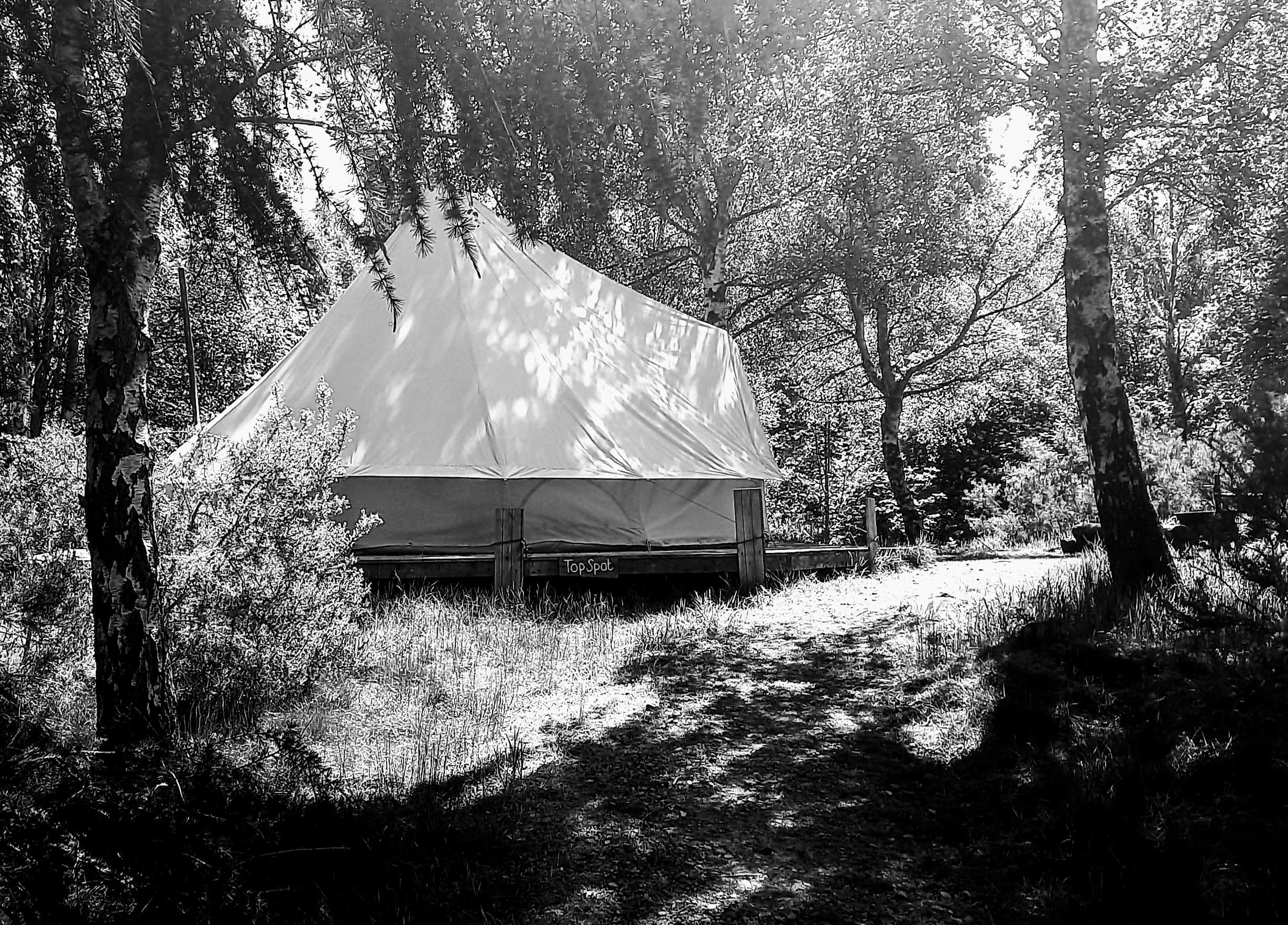 Bell Tent Camping with Ace Adventure Ltd in Dunphail