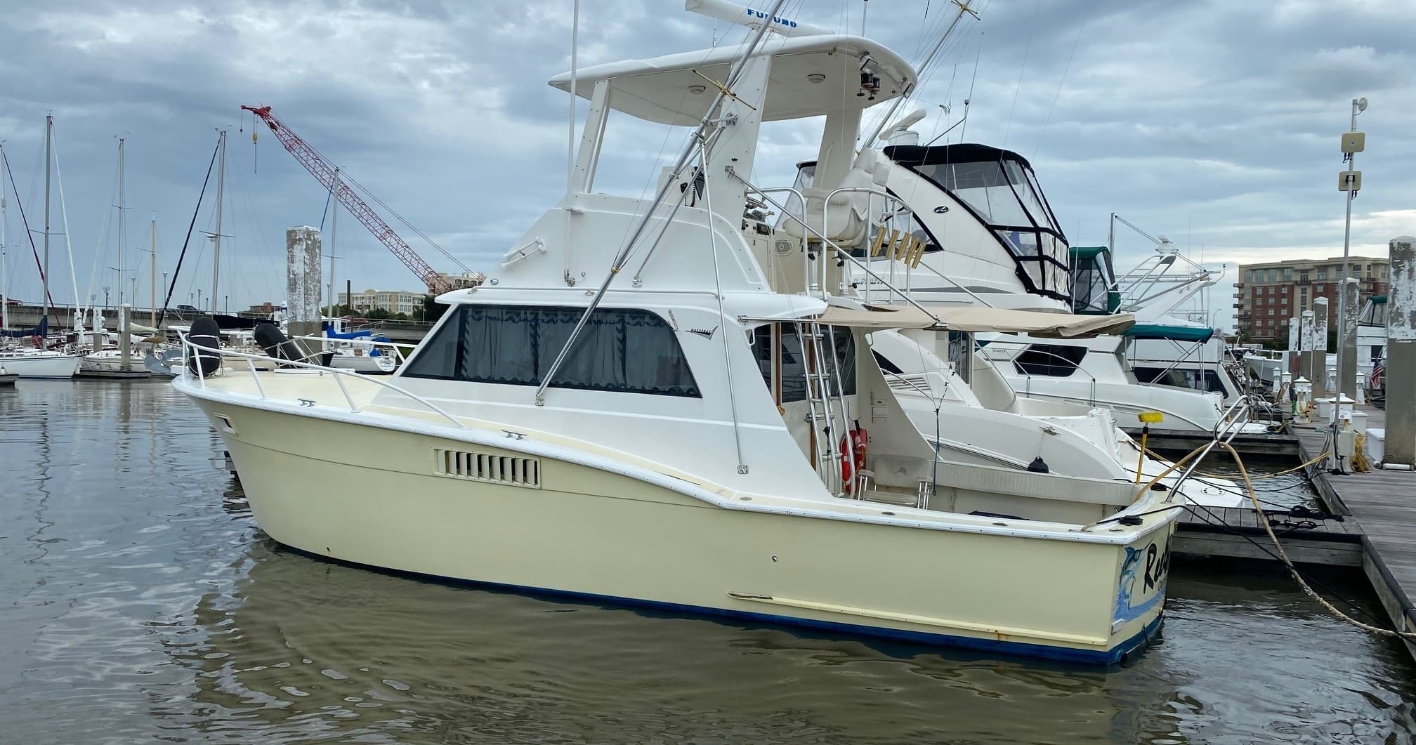 36' Hatteras Offshore Fishing Charter in Bradenton — Private Trips, Sandbars & Dolphin Tours