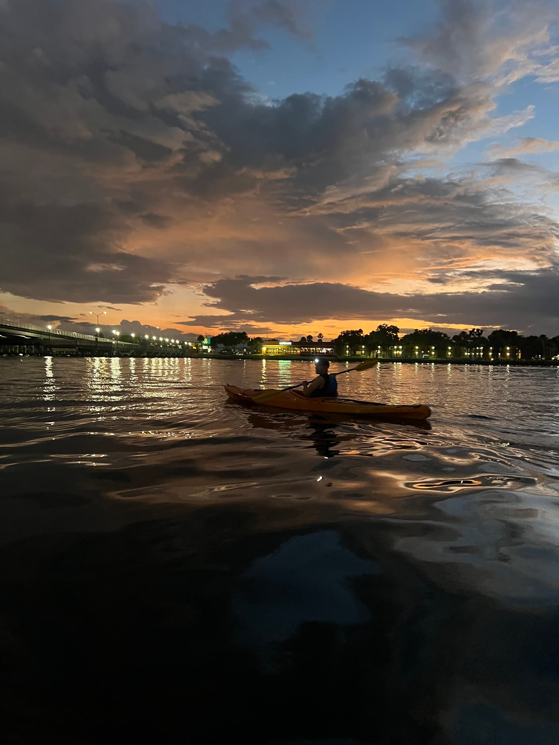 Sunset Bat Paddle with Earth Kinship in Palatka