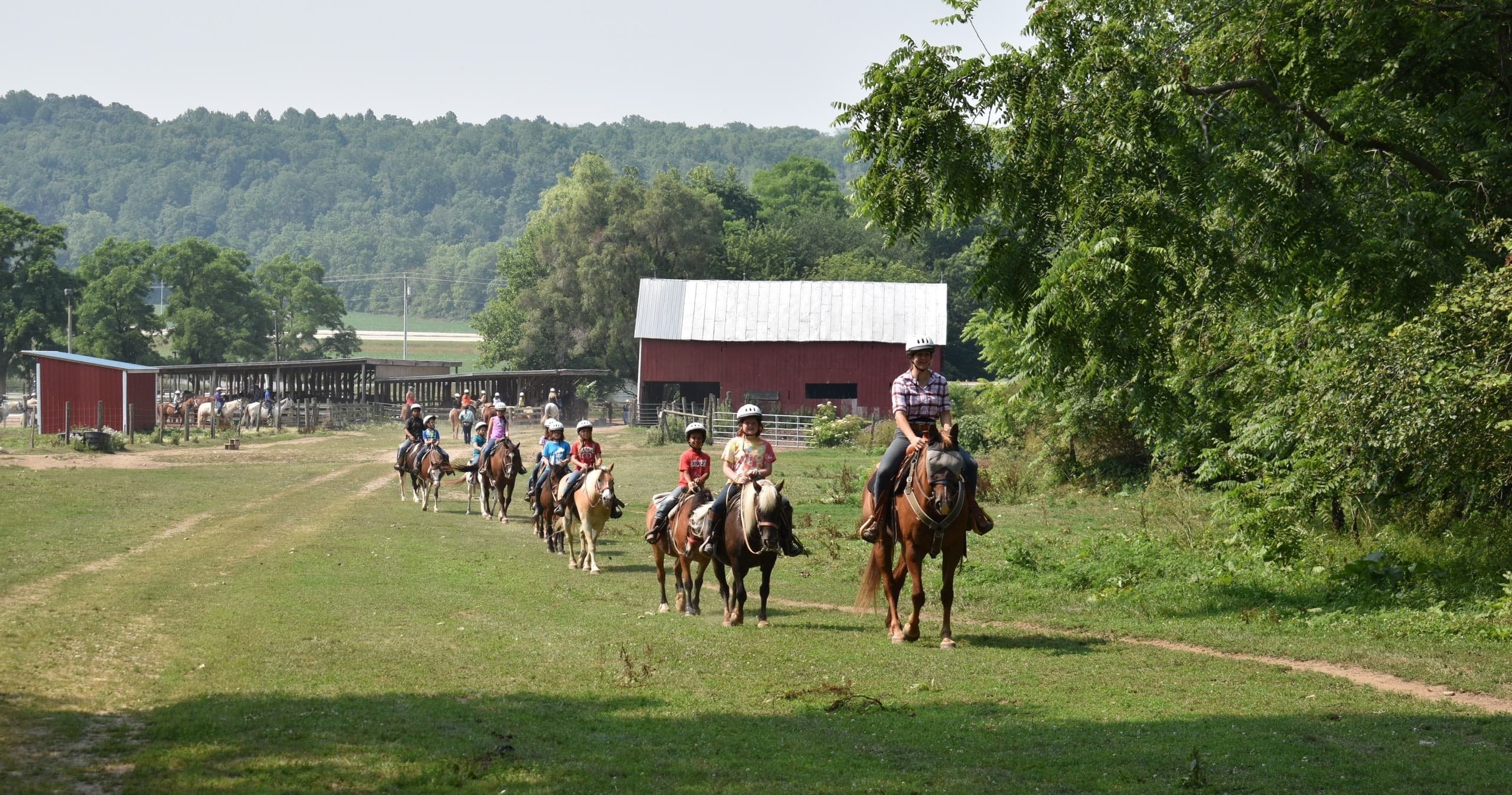 Summer Fun Days Trail Ride at Marmon Valley Farm, Ohio