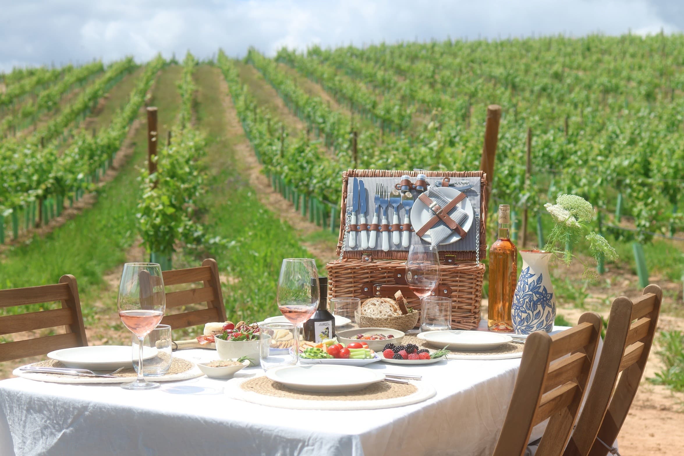 Picnic in the Vineyard: Gourmet Baskets & Quinta do Sol Wine in Lagoa