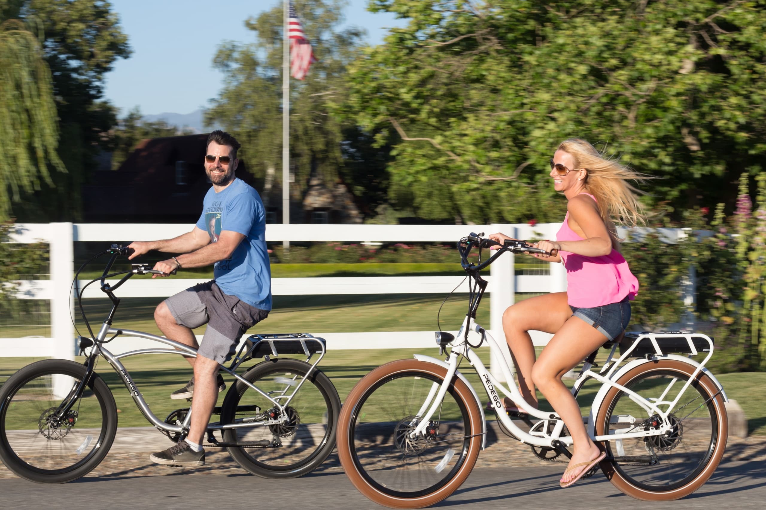 Cruise Boothbay Harbor on a Pedego Interceptor Cruiser