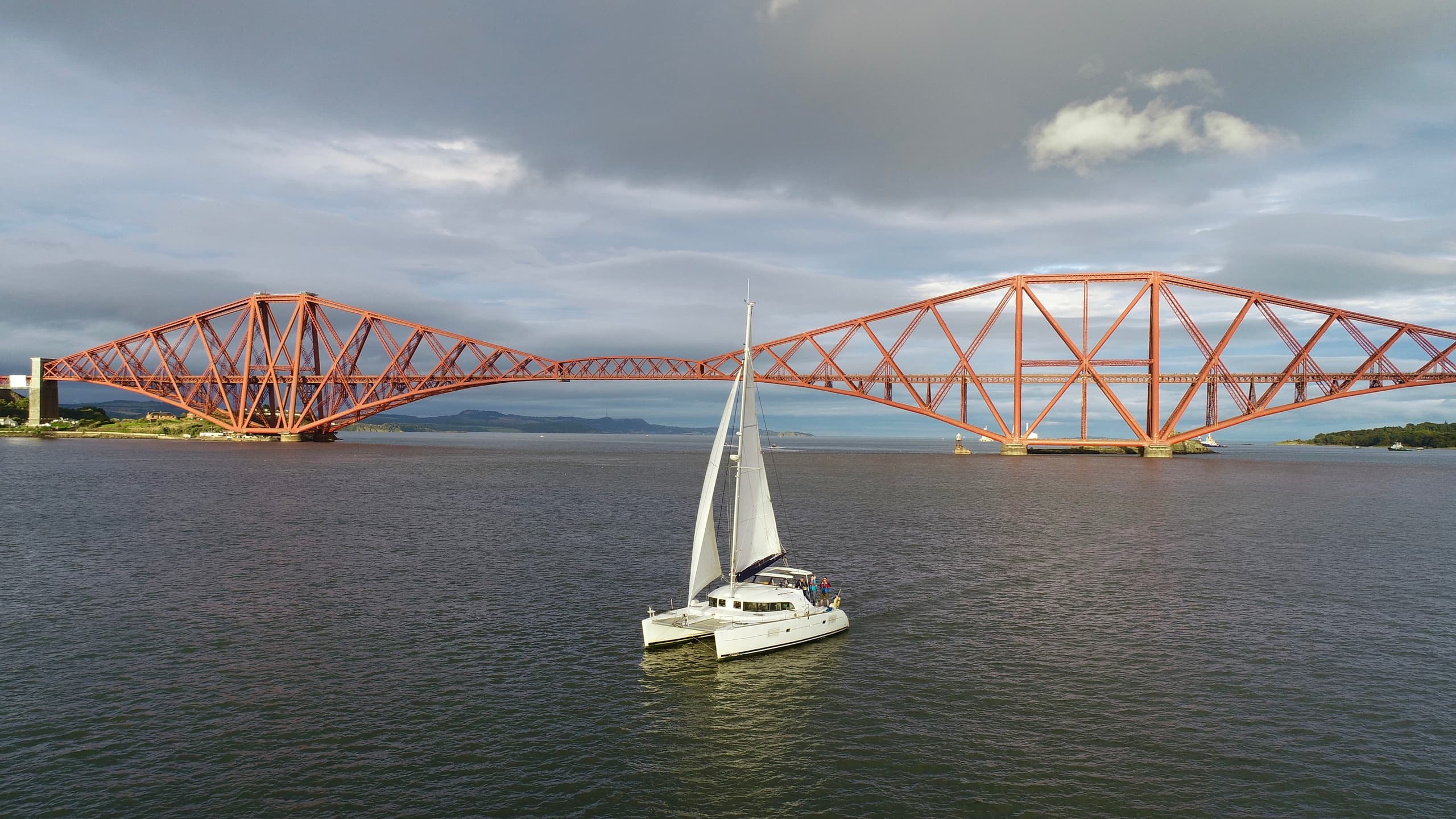 Sailing the Firth of Forth with Edinburgh Boat Charters Ltd