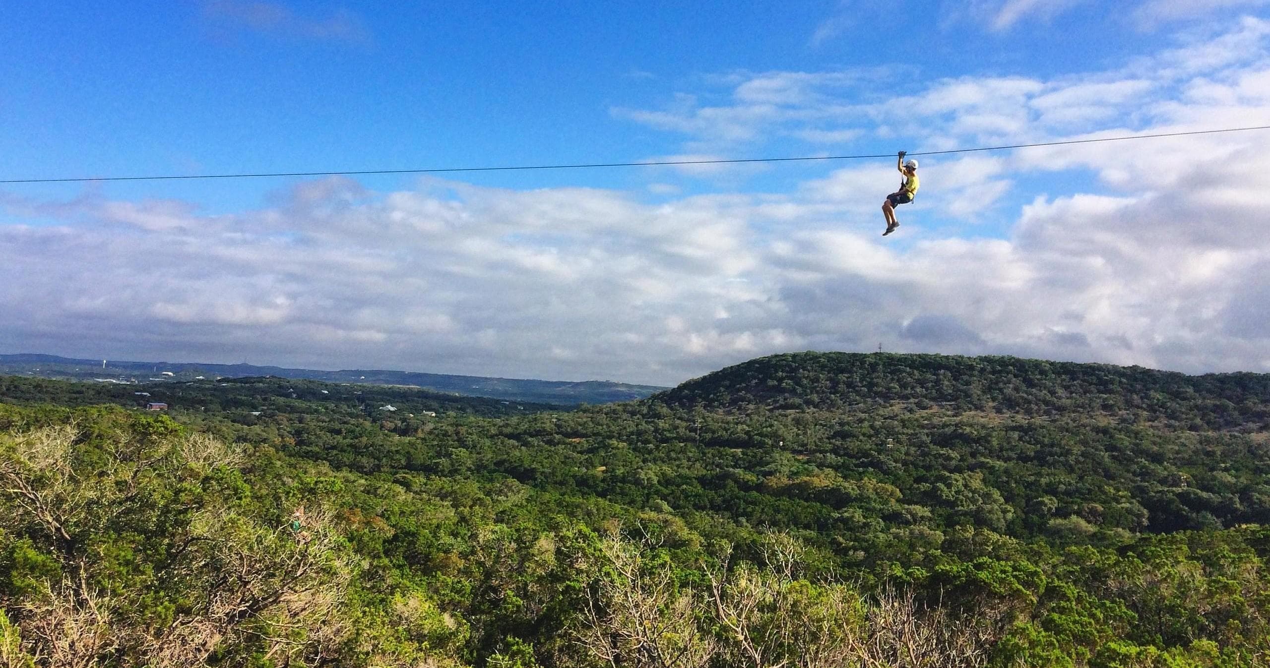 Zipline Adventure at Wimberley Zipline Adventures in Texas