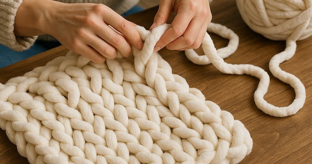 Hands-On Chunky Chenille Blanket Workshop at Keppel & Kismet in Baltimore