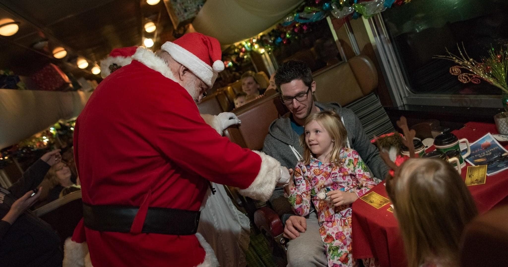 Santa Train Holiday Ride with Adirondack Railroad