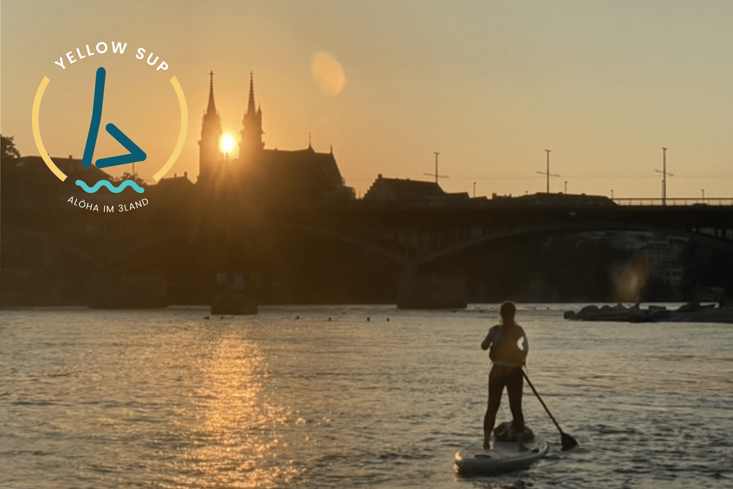 Water Activities: Sundowner Paddle Tour in Basel