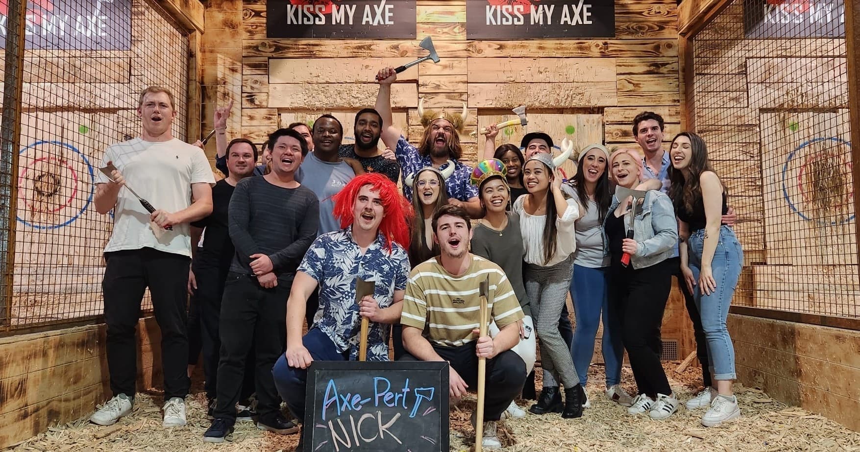Ultimate Party Package: Axe Throwing, Pizza & Glow Darts in Brookvale