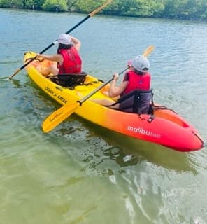 Kayak & Paddleboard Rentals at BG Surfside Grill & Adventures in Melbourne Beach