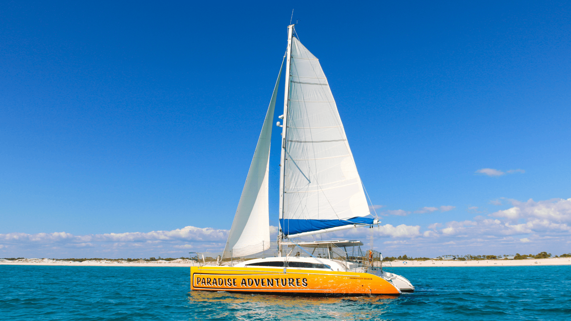 Private Dolphin Sail on Lazy Daze Catamaran — Panama City Beach Gulf Encounter