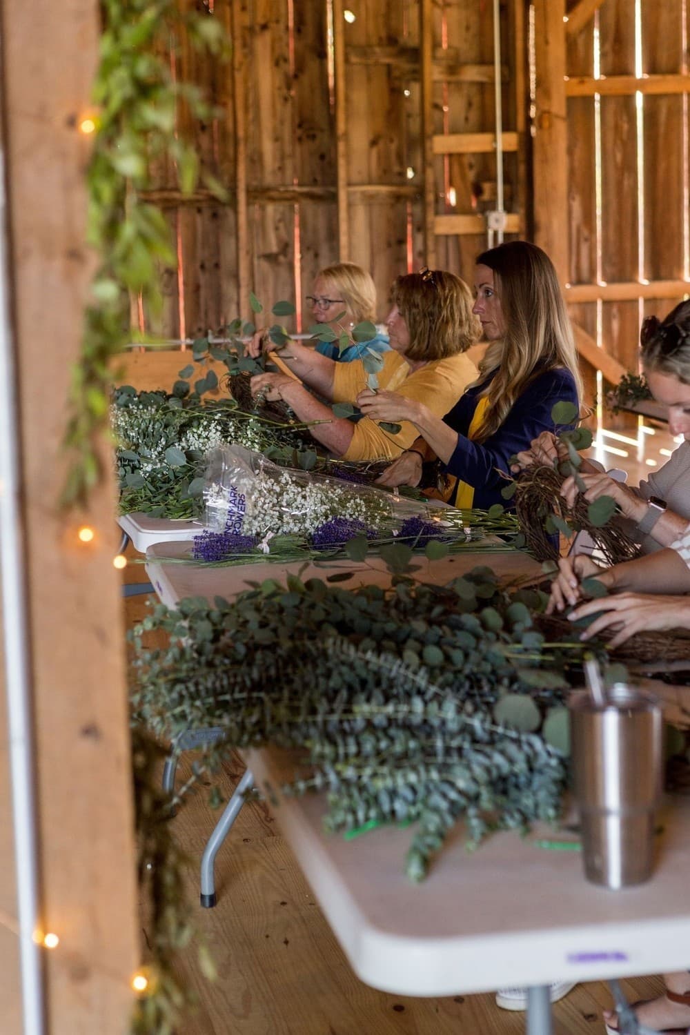 Lavender Eucalyptus Wreath Workshop at Lavender Hill Farm, Boyne City photo 3