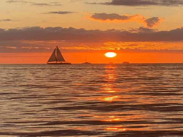 Sunset Sailing on ZAFIRA: Private Catamaran Tour from Potrero, Costa Rica photo 1