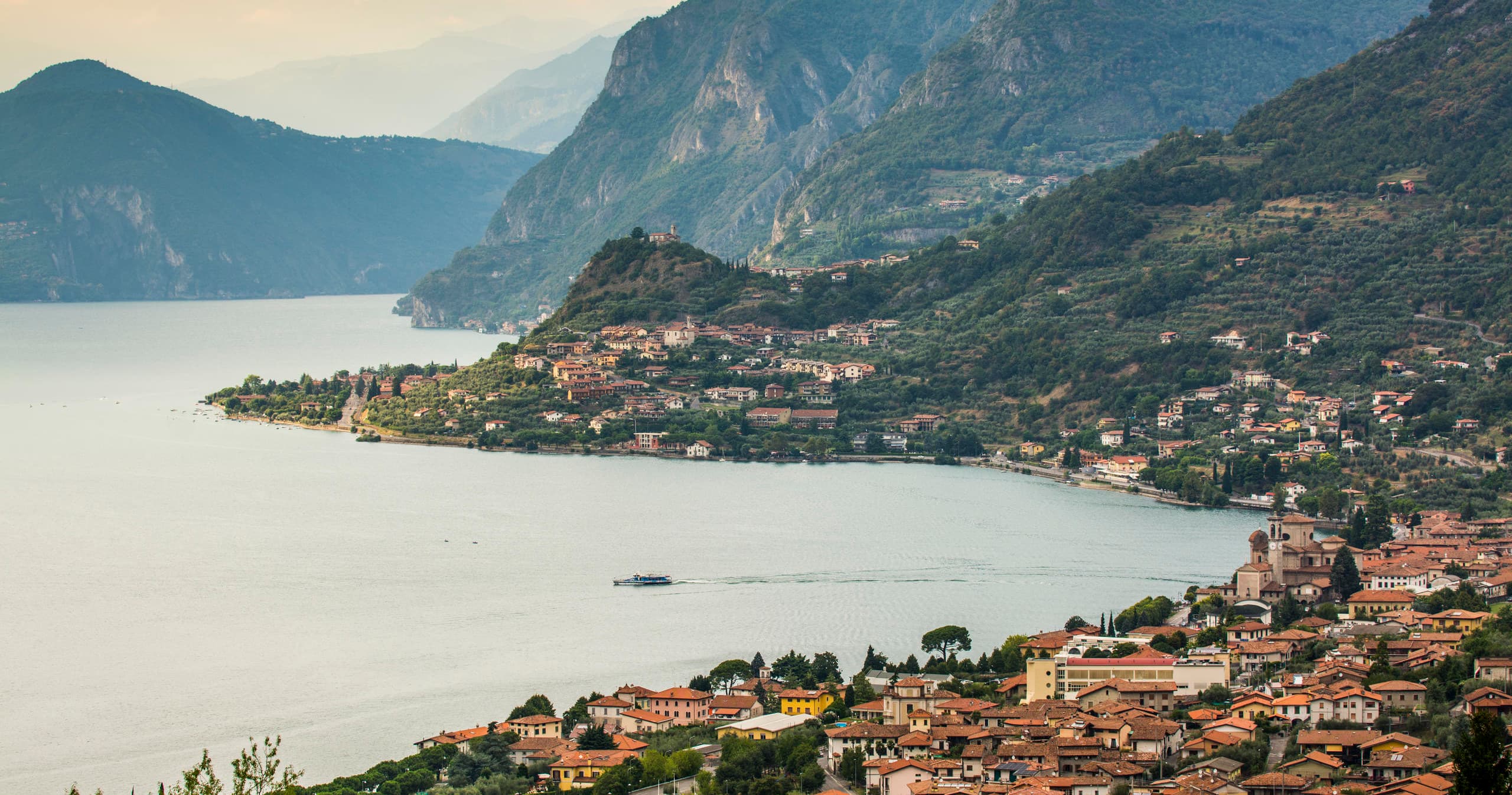 Water Activities: Lago D'Iseo Ferry with Navigazione Lago D'Iseo