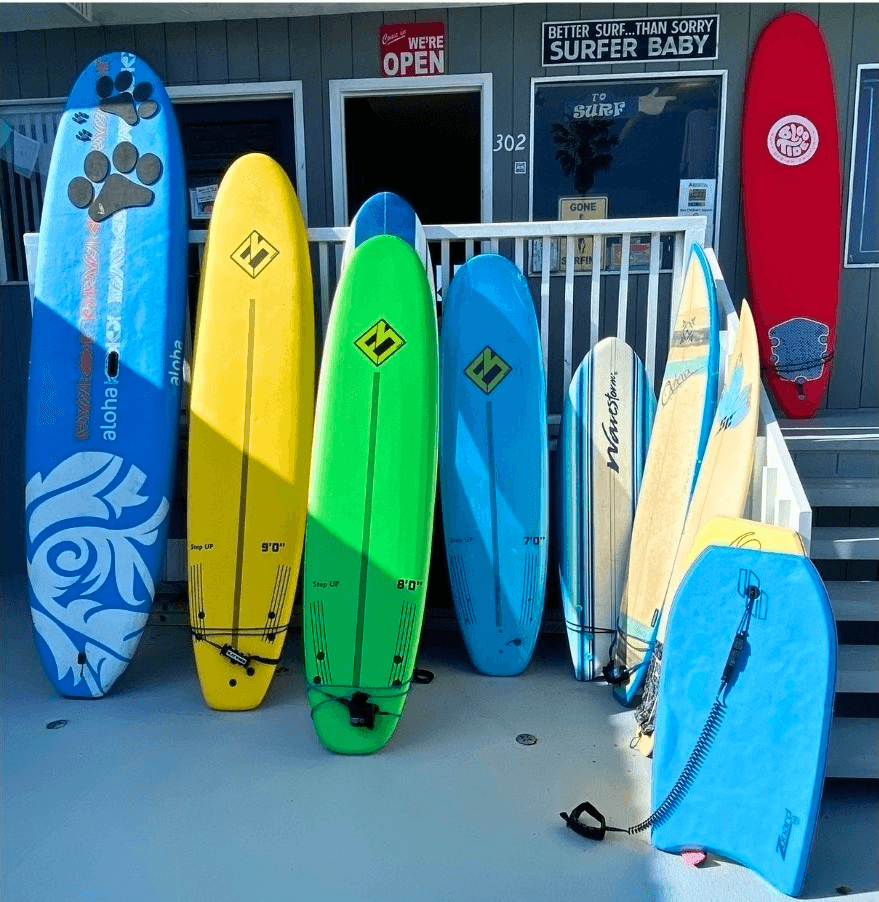 San Diego Surfboard Rentals at Better Surf Rentals