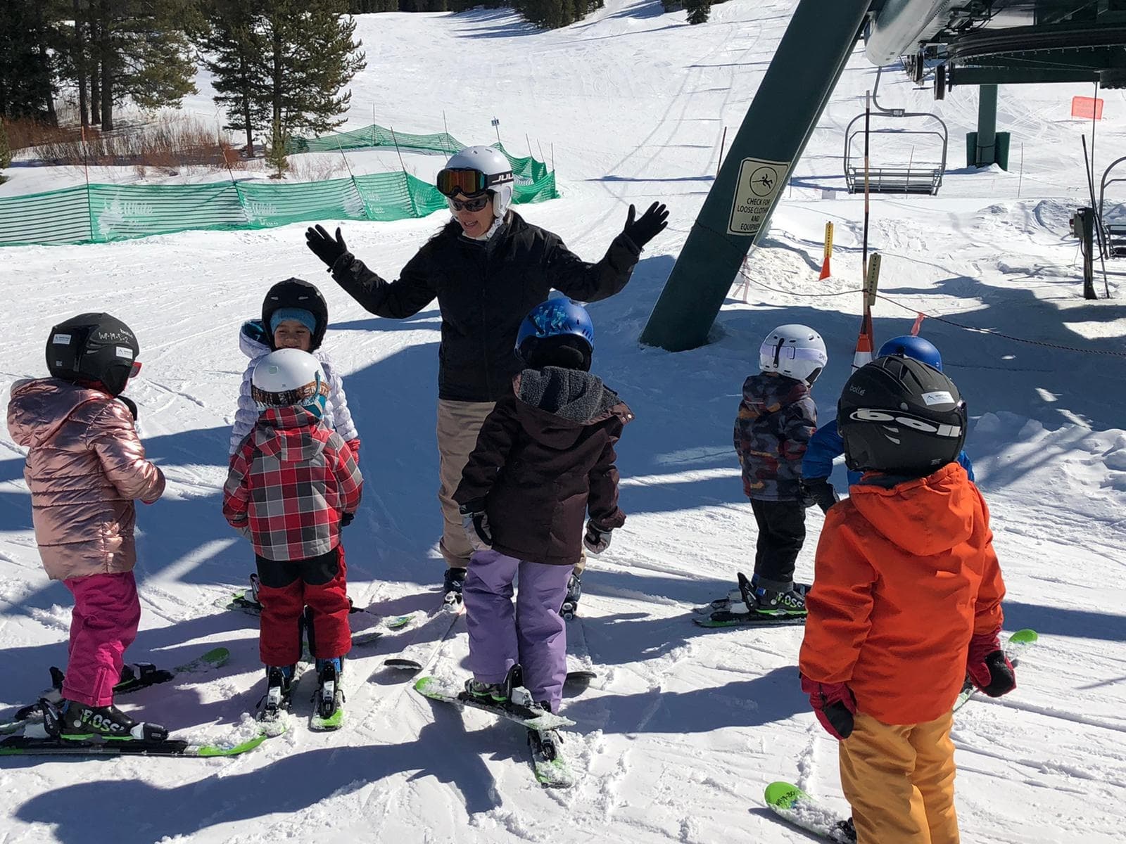 Child Group Lessons at White Pine Ski Resort, Southbury