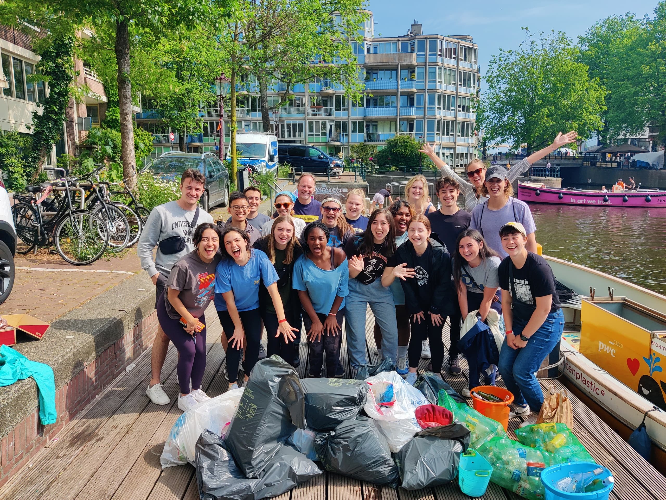 Plastic Fishing Adventure for Students with Plastic Whale Amsterdam